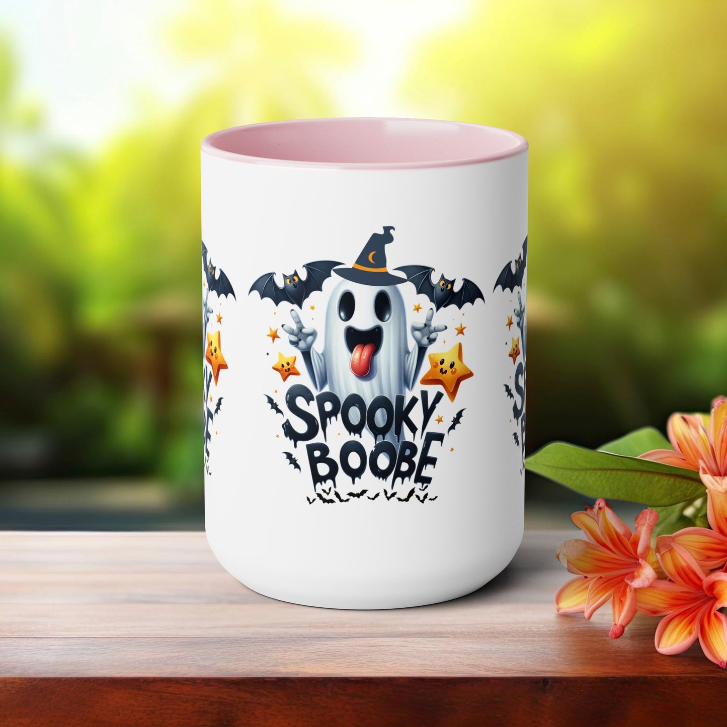 Spooky Boo Happy Halloween Coffee Mug, Let's Go Halloween Coffee Mug, Trick or Treat Halloween Coffee Mug, Cute Ghost Coffee Mug, Spooky Season Halloween Coffee Mug.