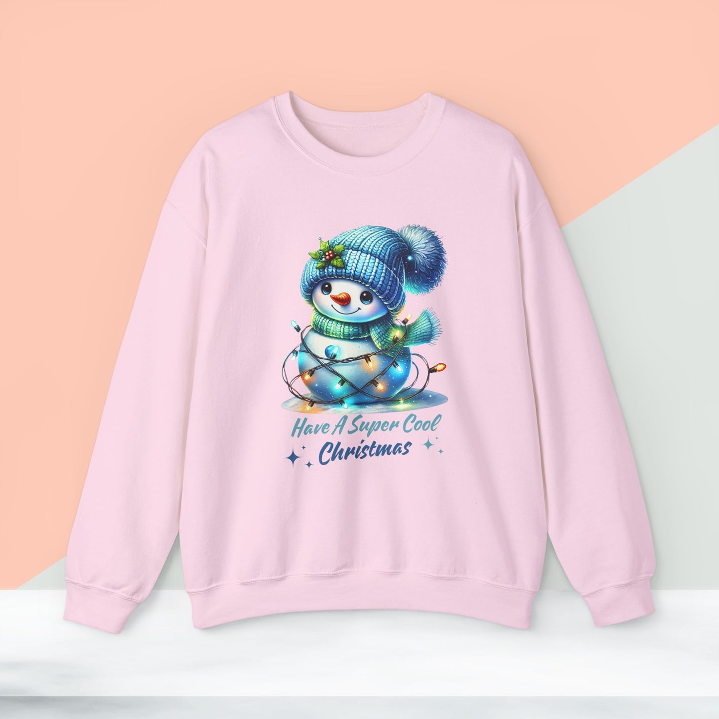 Have A Super Cool Christmas Sweatshirt - Unisex Heavy Blend, Merry Christmas, Festive, Christmas Gift, Crewneck, merry Christmas Sweatshirt, Christmas Sweatshirt Christmas Gift, Festive Sweatshirt.