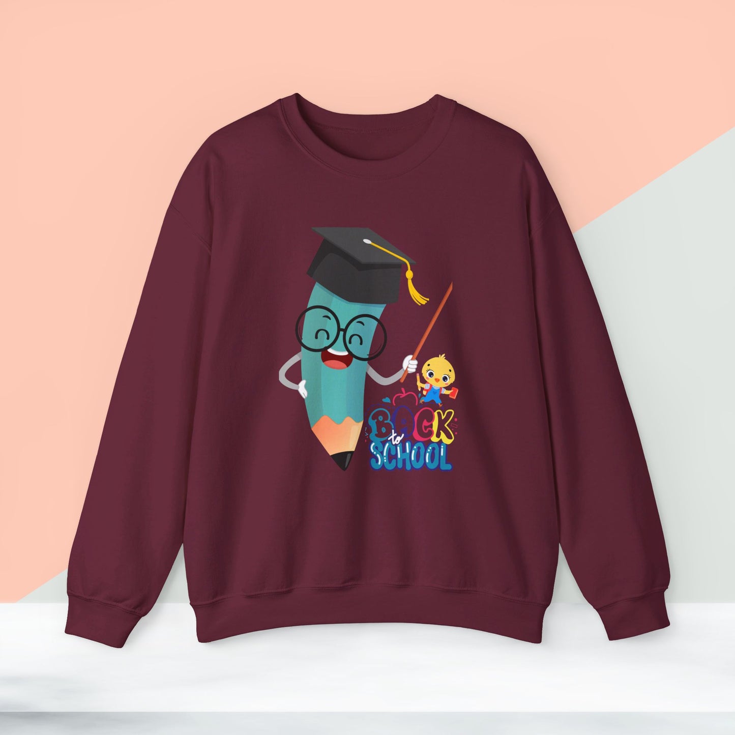 Back To school unisex heavy blend crewneck sweatshirt, We Love Teachers Sweatshirt,Teacher Back To school Sweatshirt. First Day Vibes Sweatshirt.