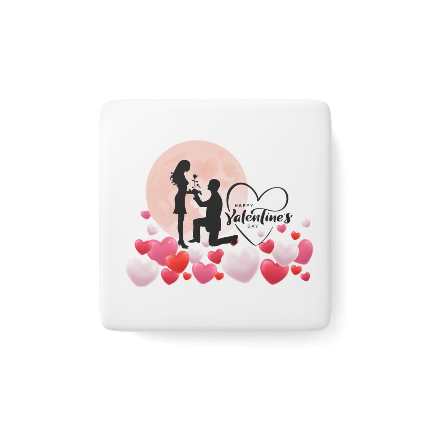 Porcelain Magnet, Square