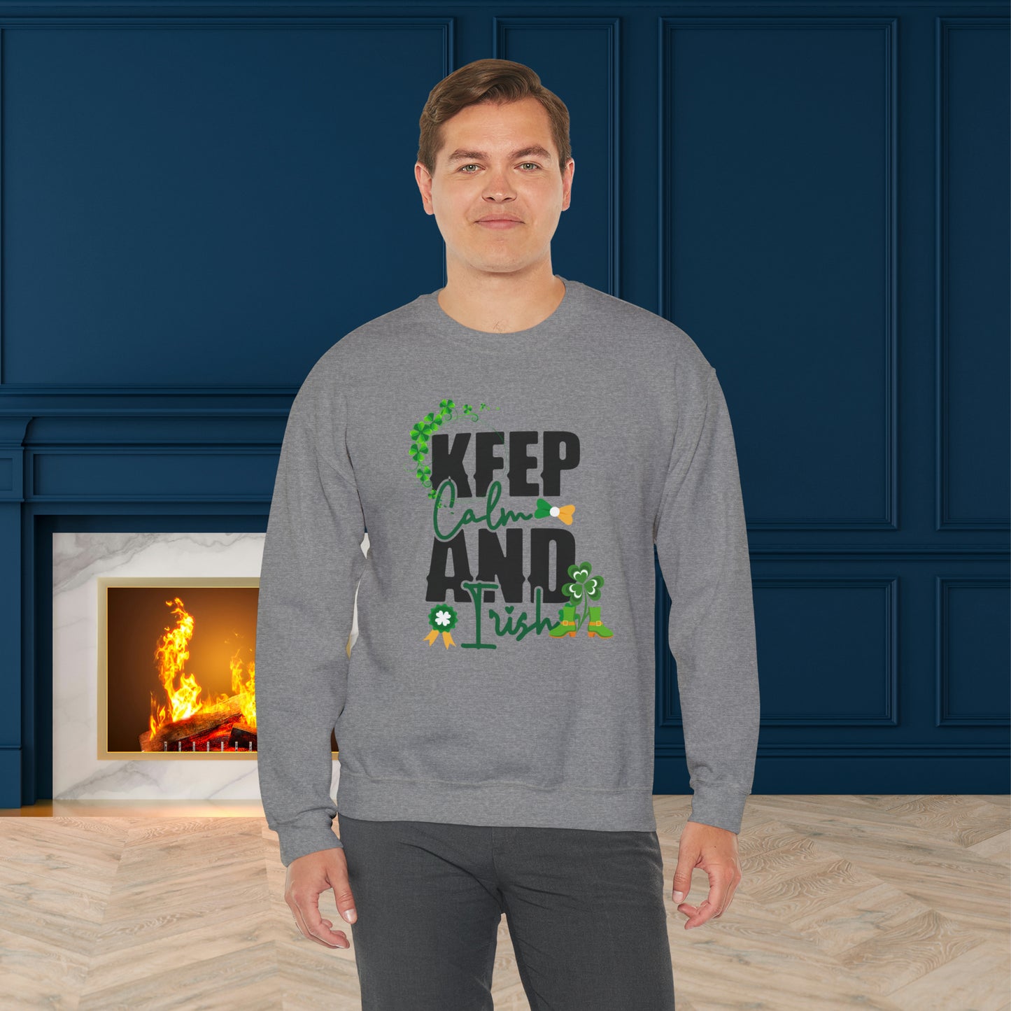 St Patrick's Day Unisex Heavy Blend™ Crewneck Sweatshirt
