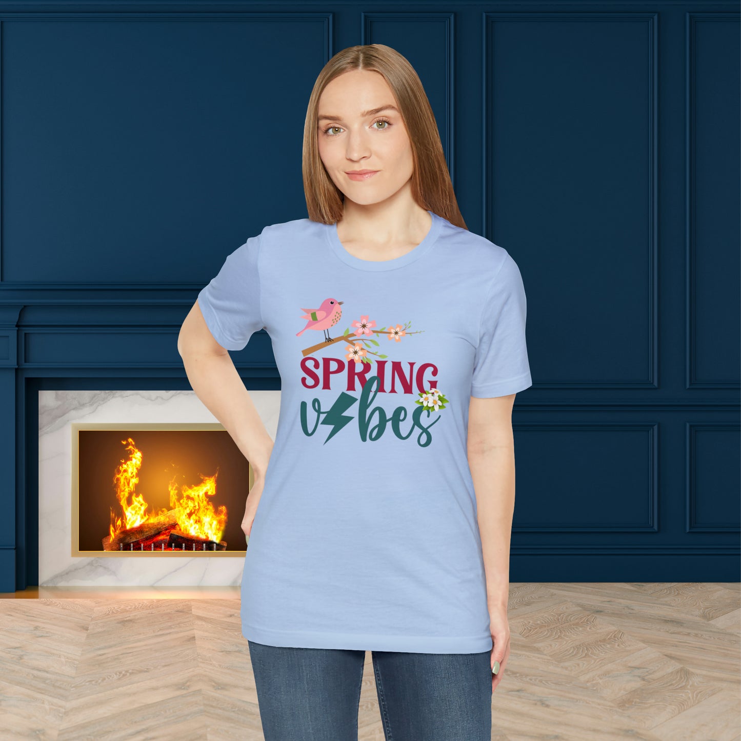 Spring Unisex T-shirt, Spring Vibes Trendy Shirt.