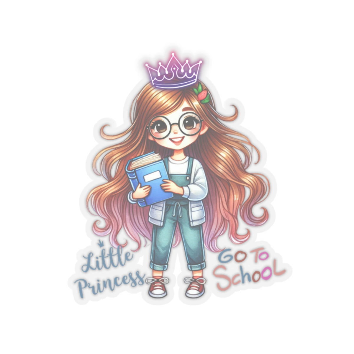 Little Princess Back To School Kiss-Cut Stickers, First Grade Squad Kiss-Cut Stickers, Gift for First graders, Ready for School, Back to Learning.