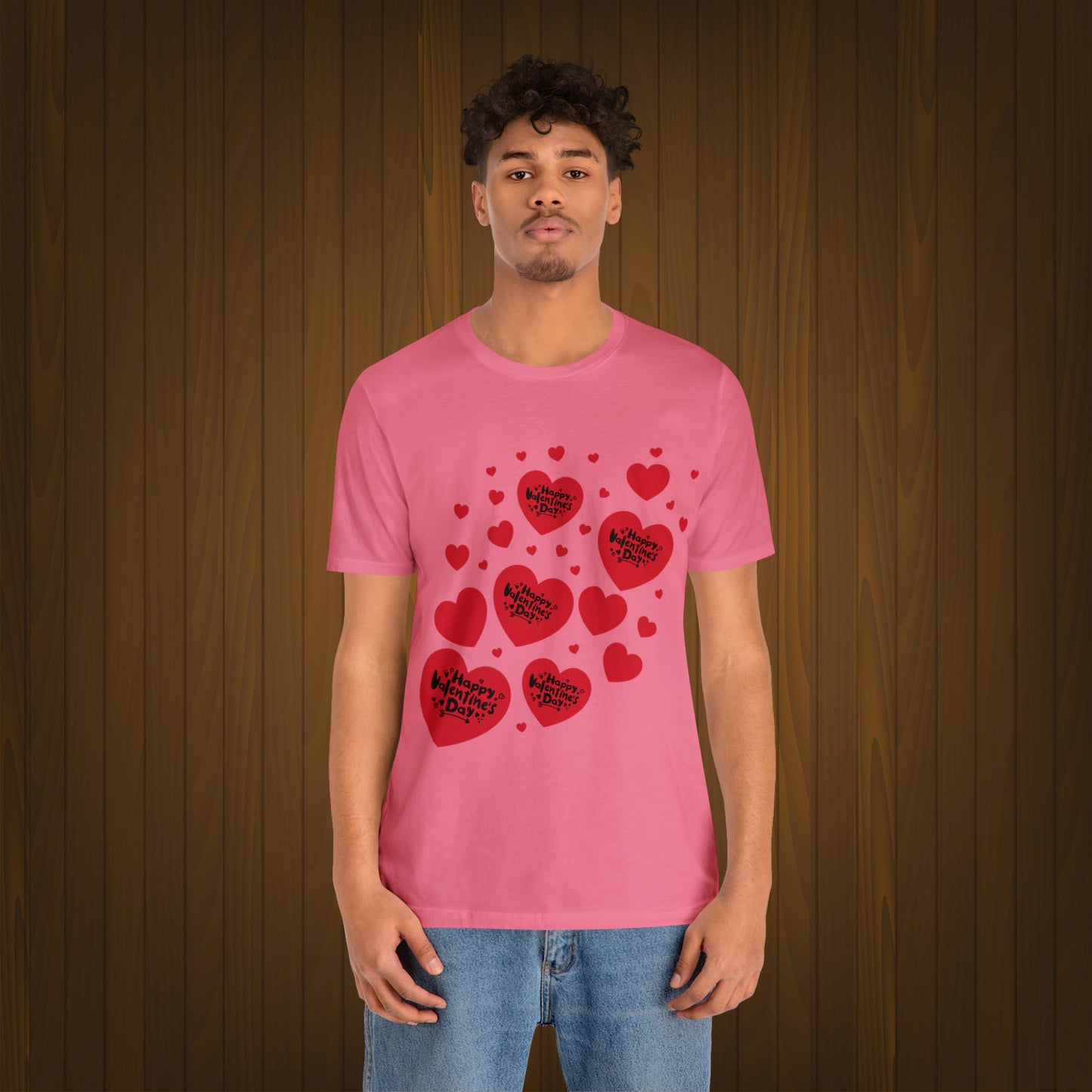 Happy valentines day Unisex Jersey Short Sleeve Tee