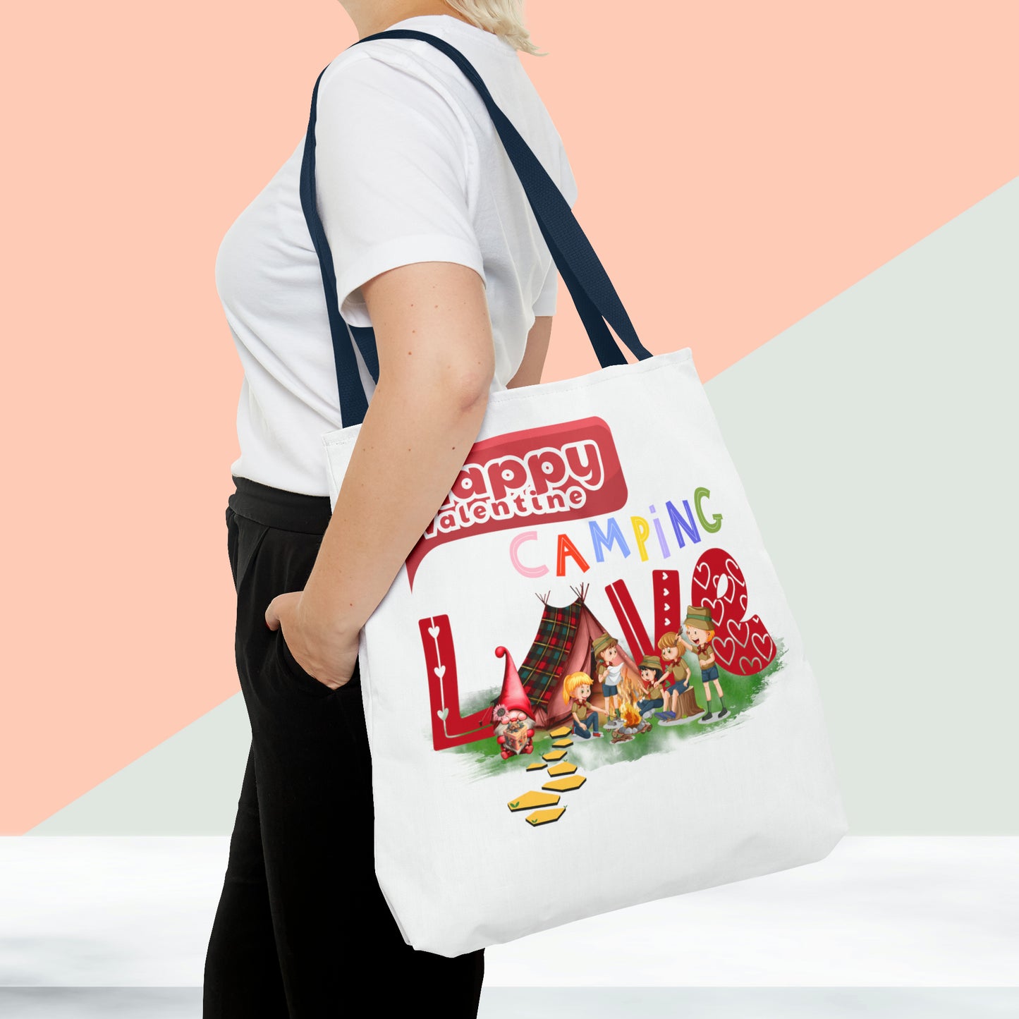 Happy Valentines Day Tote Bag