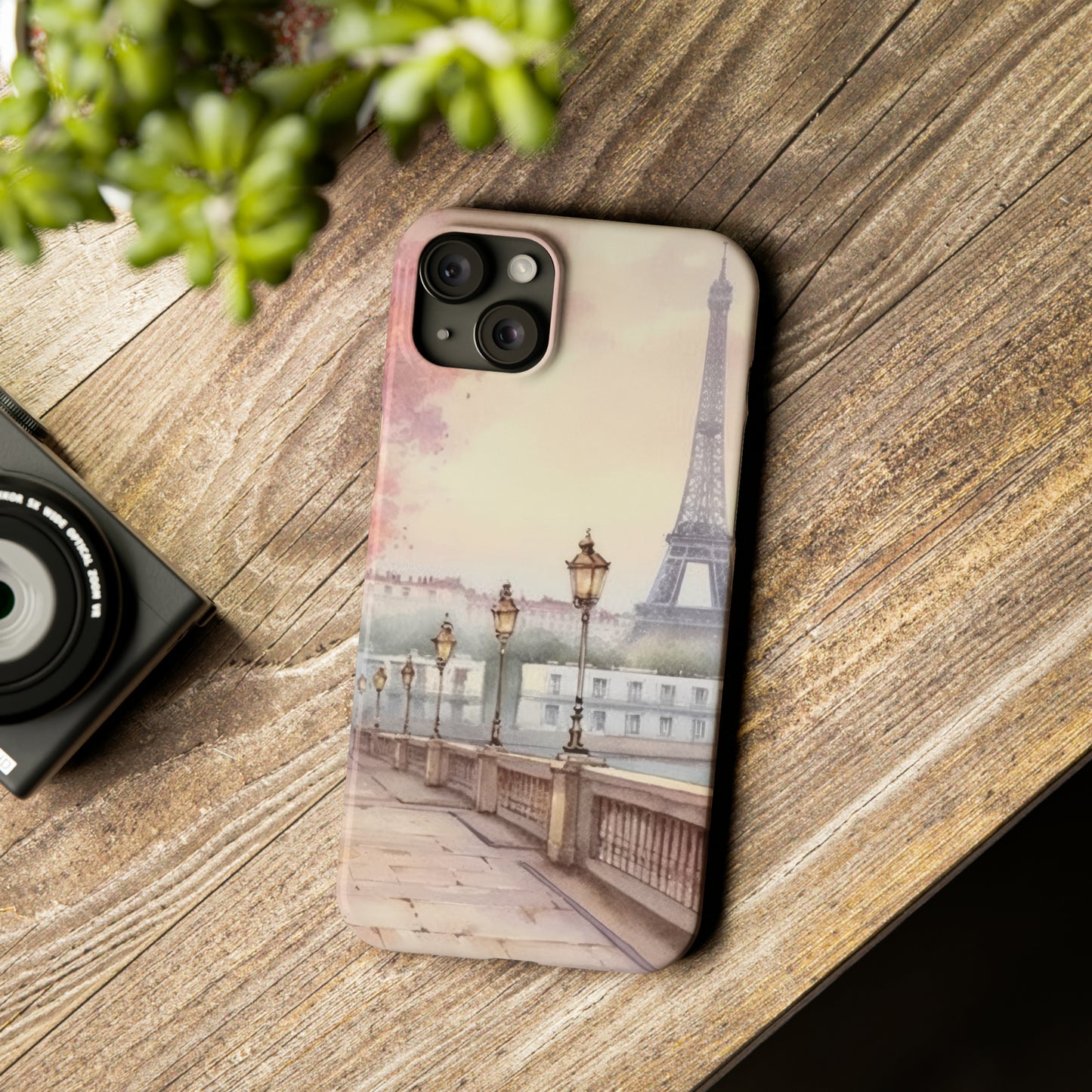 Paris Eiffel Tower IPhone 15 Phone Cases.