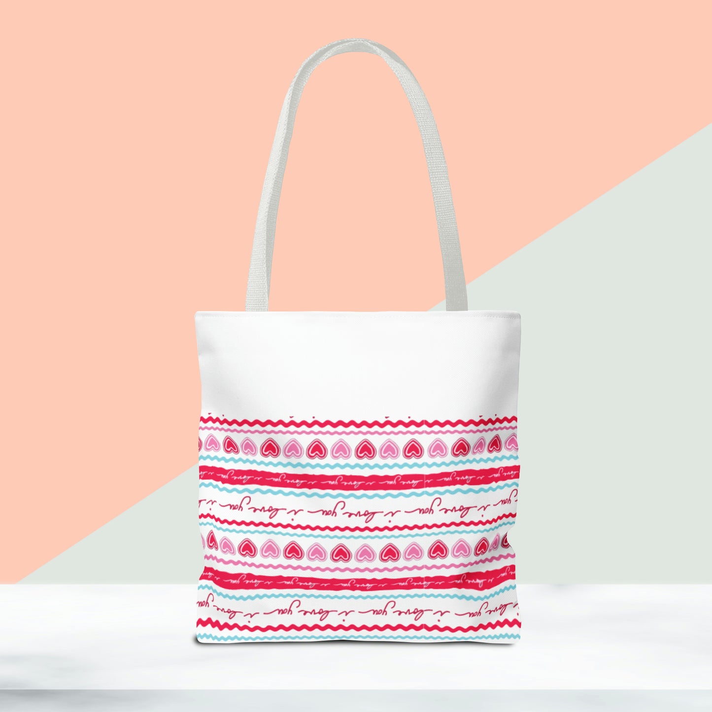 Happy Valentines Day Tote Bag