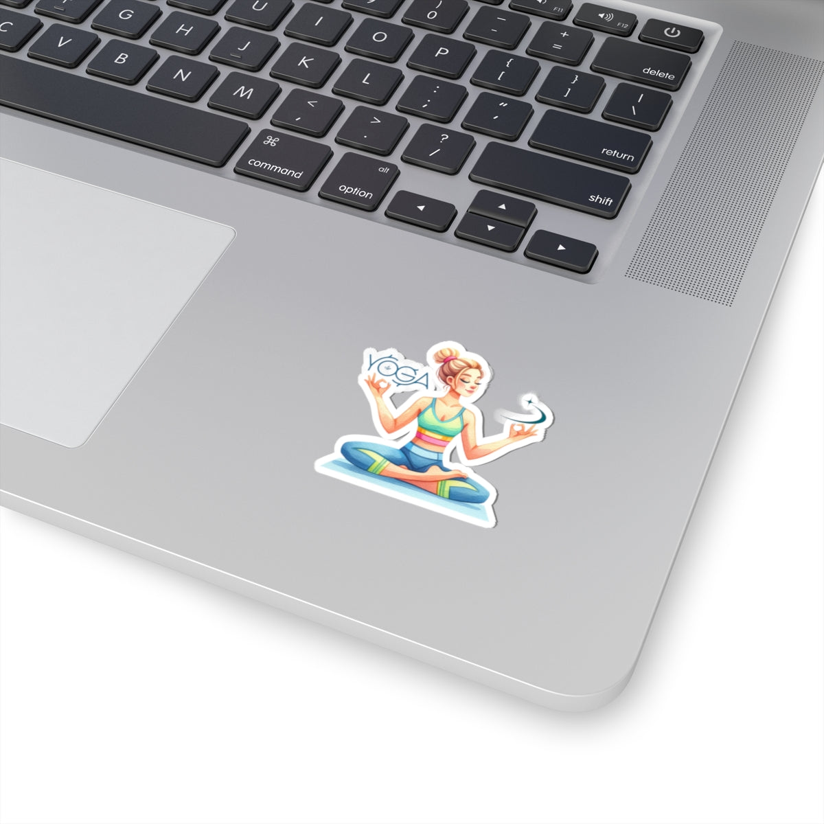 Yoga Kiss-Cut Stickers , Cute Yoga Kiss-Cut Stickers, Mindful Gift, Yoga lovers Kiss-Cut Stickers, Yoga Instructor Gift, Gift For Yoga lovers, Gift For Yogi.