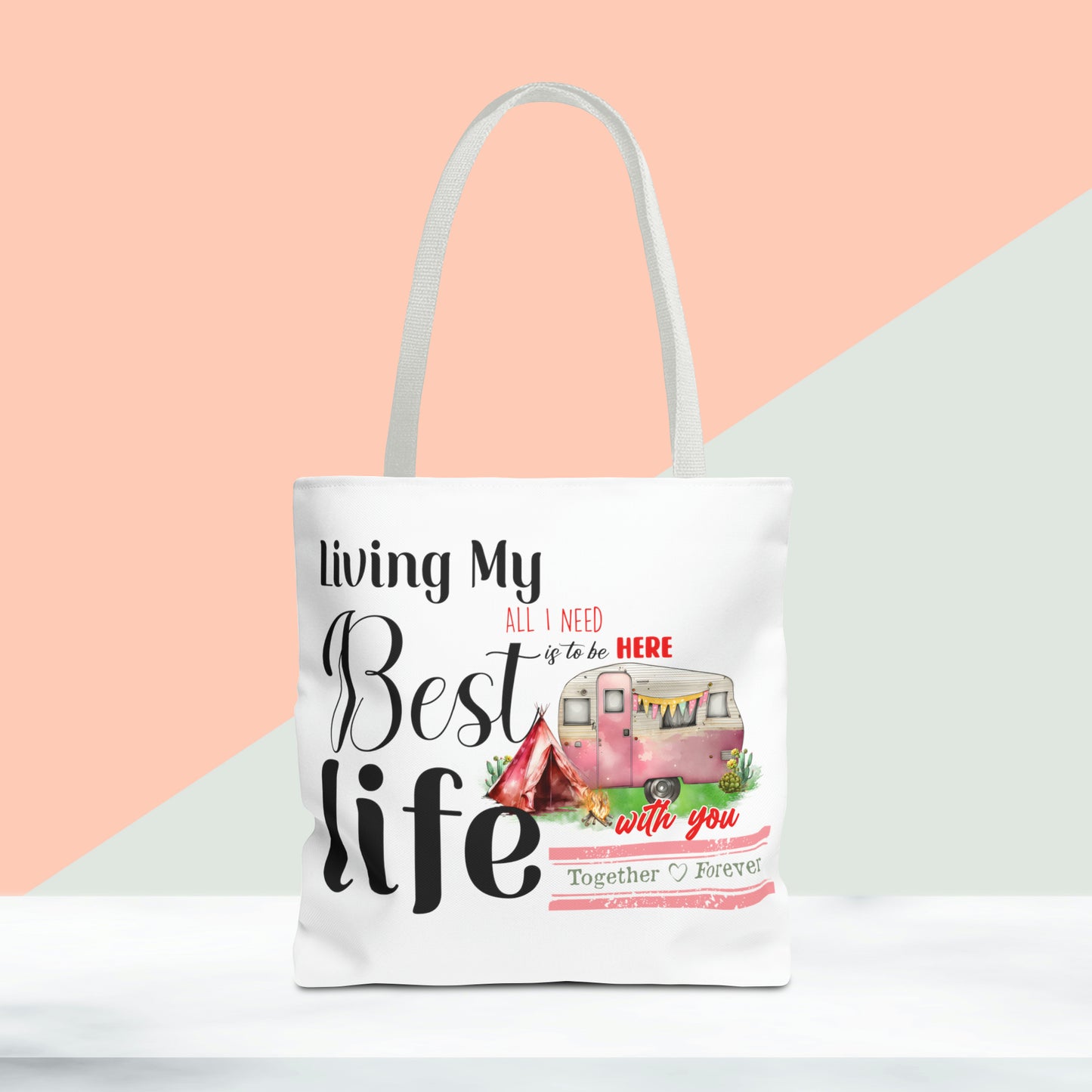 Happy Valentines Day Tote Bag