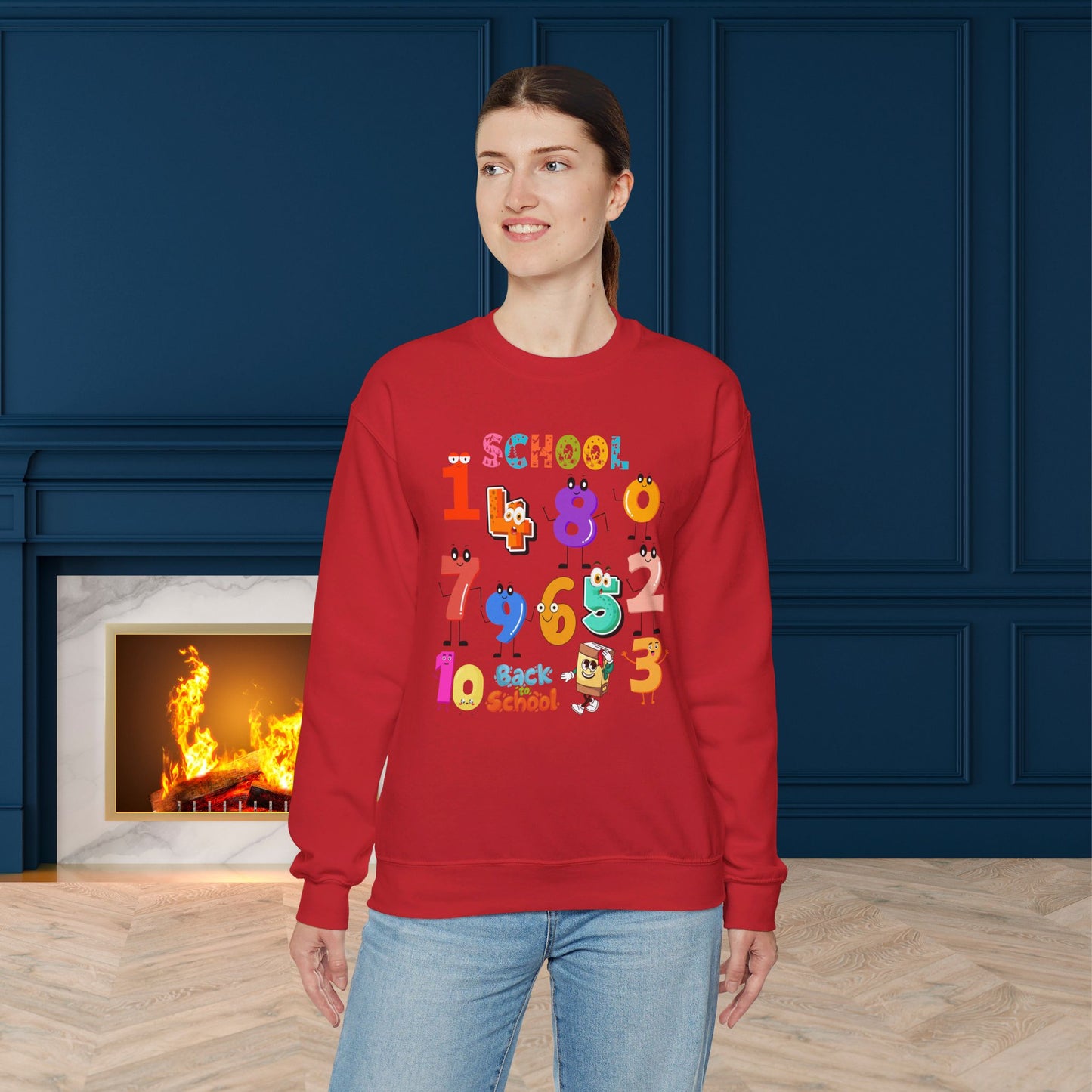 We Love Teachers Sweatshirt, Back To school unisex heavy blend crewneck sweatshirt, Teacher Back To school Sweatshirt. First Day Vibes Sweatshirt.