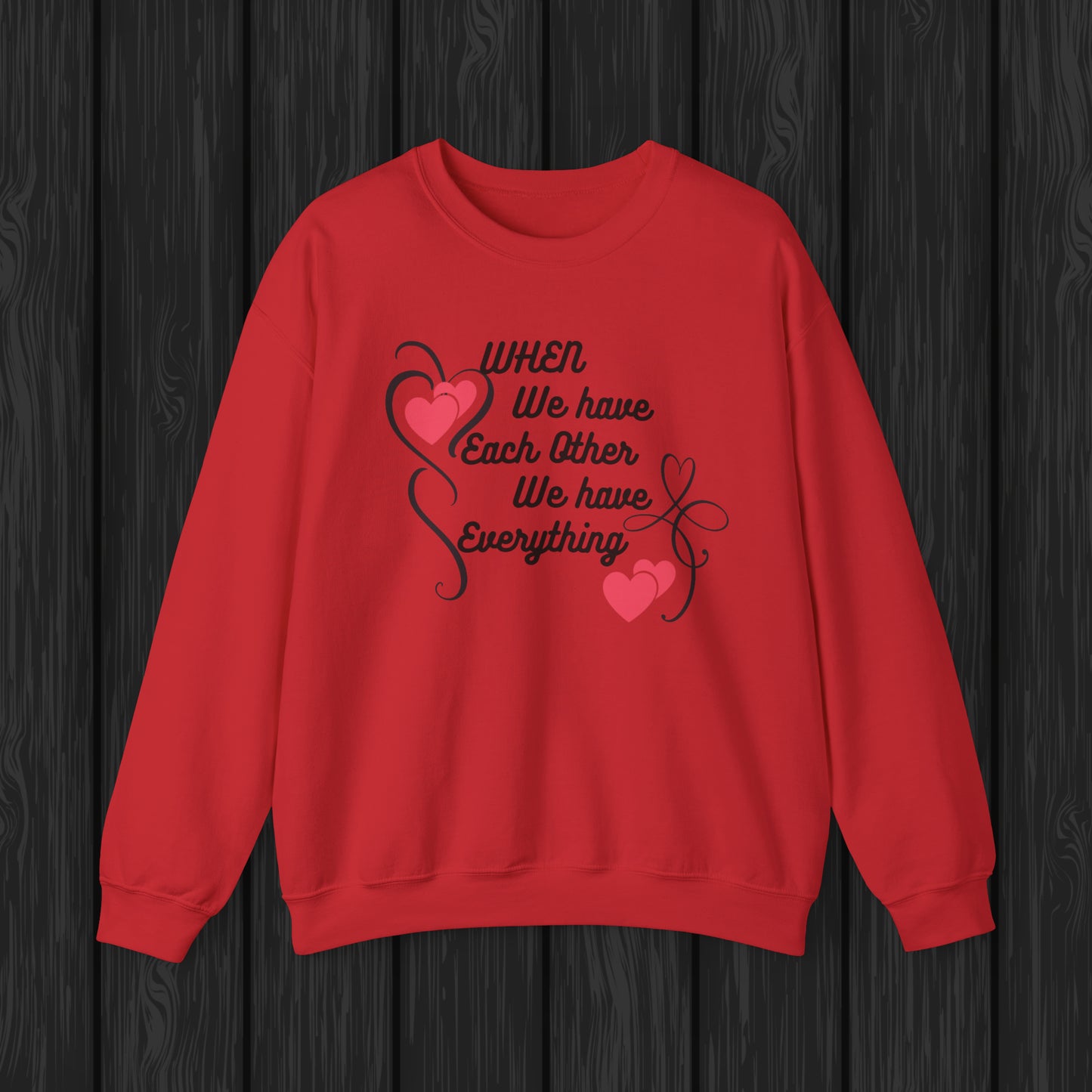 Happy valentines day Unisex Heavy Blend™ Crewneck Sweatshirt