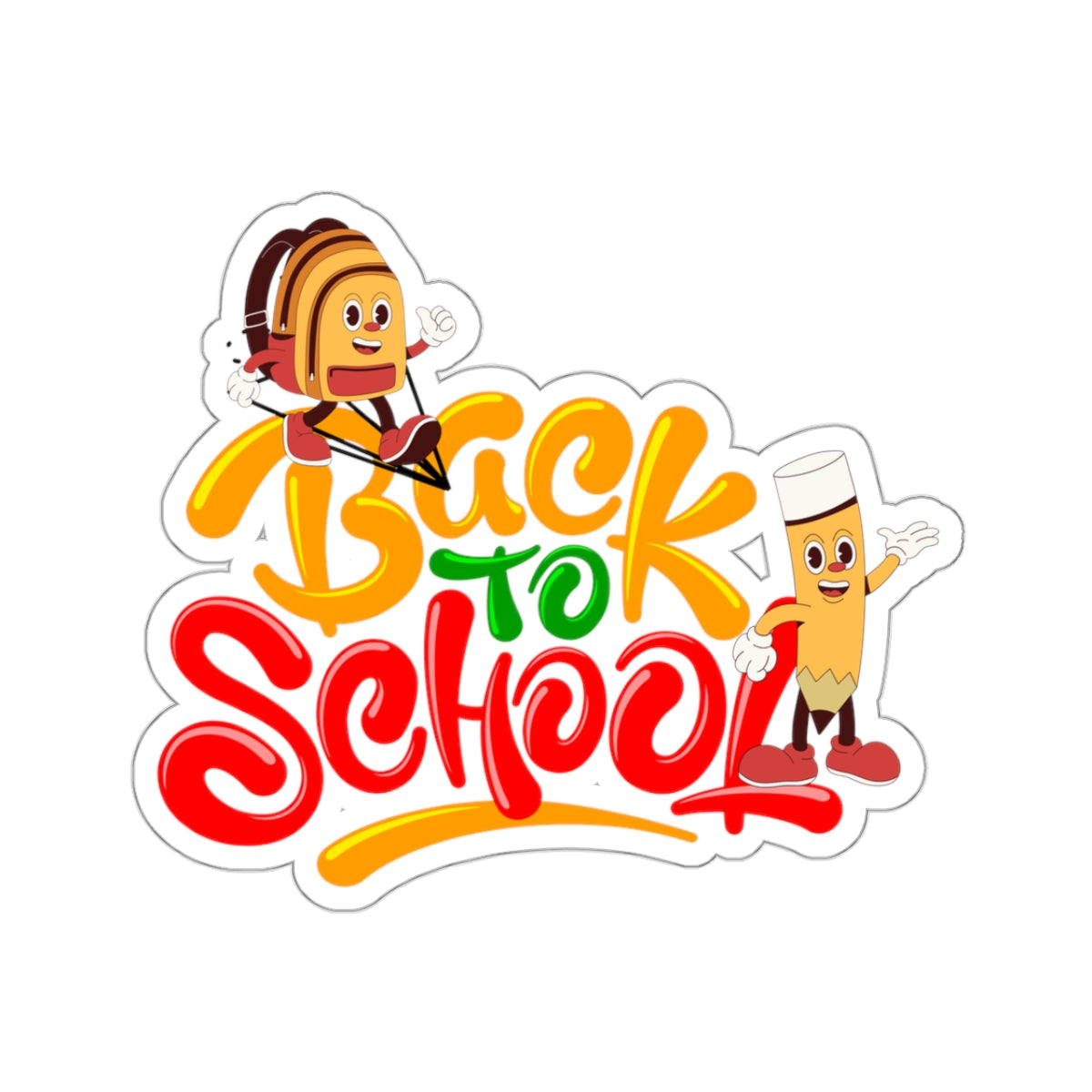 Back To School Kiss-Cut Stickers, First Grade Squad Kiss-Cut Stickers, Gift for First graders, Ready for School, Back to Learning.