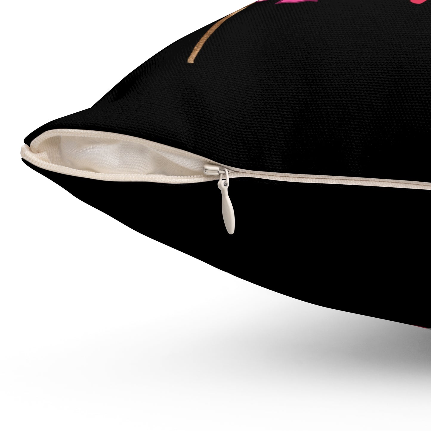 Spun Polyester Square Pillow