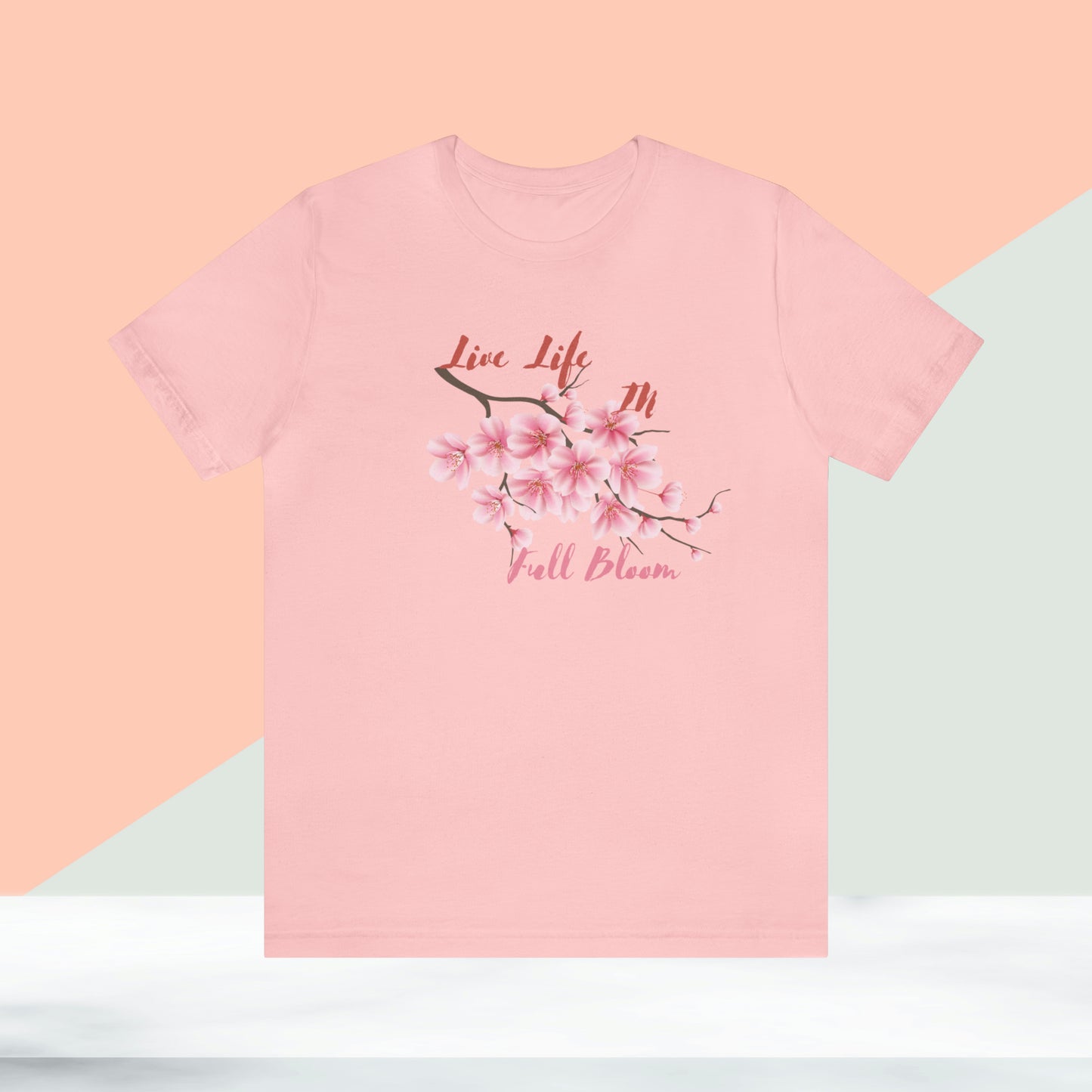 Spring Unisex T-shirt, Spring Flowers Trendy Shirt.