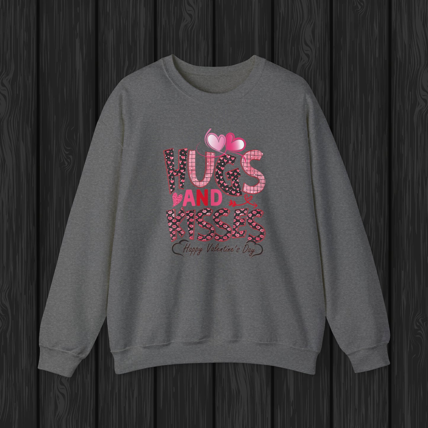 Happy valentines day Unisex Heavy Blend™ Crewneck Sweatshirt