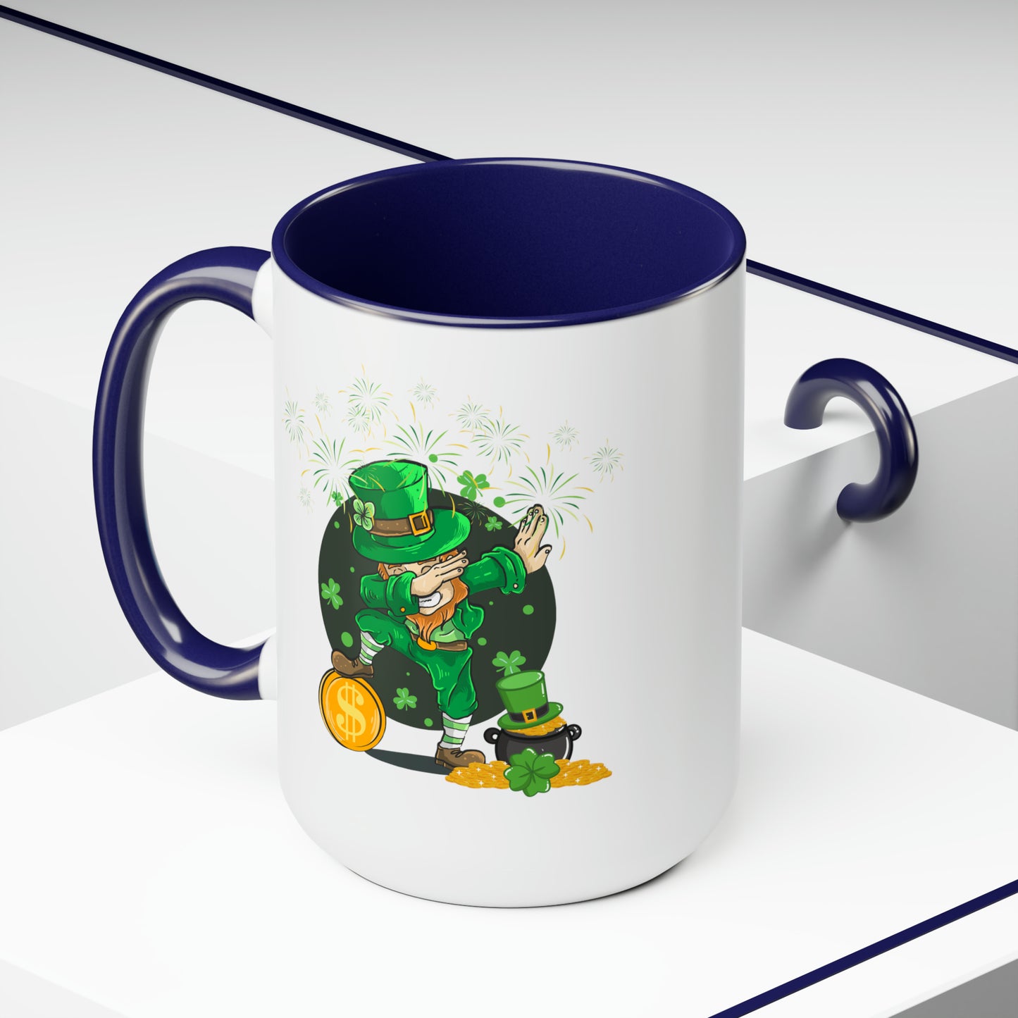 St Patrick's Day two-Tone Coffee Mugs, 15oz