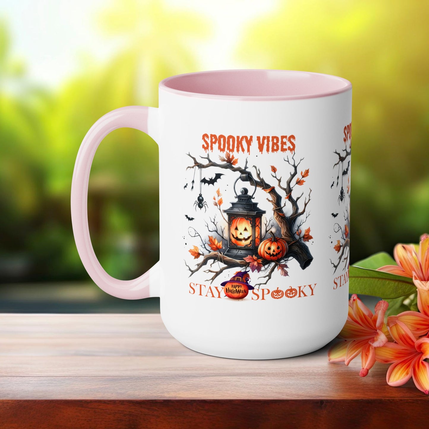 Spooky Vibes Halloween Coffee Mug, Stay Spooky Halloween Coffee Mug, Trick or Treat Halloween Coffee Mug, Cute Skeleton Coffee Mug, Spooky Season Halloween Coffee Mug.