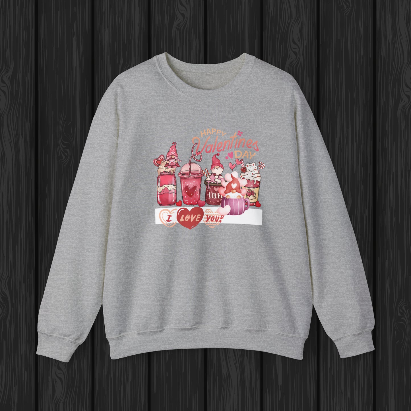 Happy valentines day Unisex Heavy Blend™ Crewneck Sweatshirt
