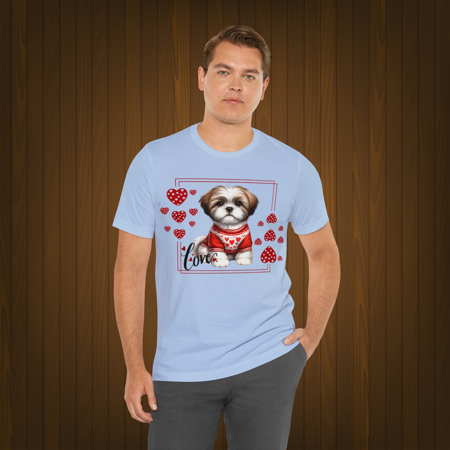 Happy valentines day Unisex Jersey Short Sleeve Tee