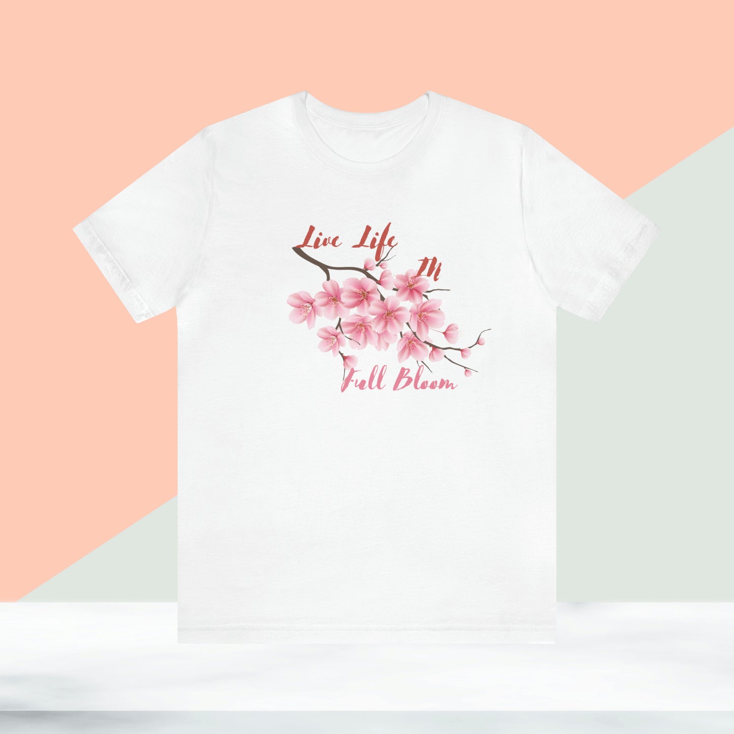 Spring Unisex T-shirt, Spring Flowers Trendy Shirt.