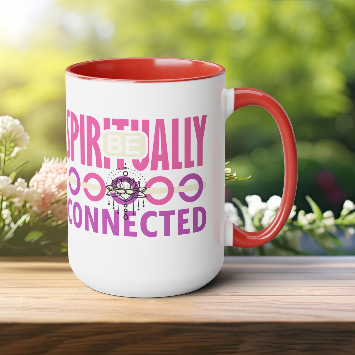 Be Spiritually Connected Yoga Coffee Mug, Cute Yoga Coffee Mug, Yoga lovers Coffee Mug, Yoga Instructor Gift, Gift For Yoga lover, Gift For Yogi.