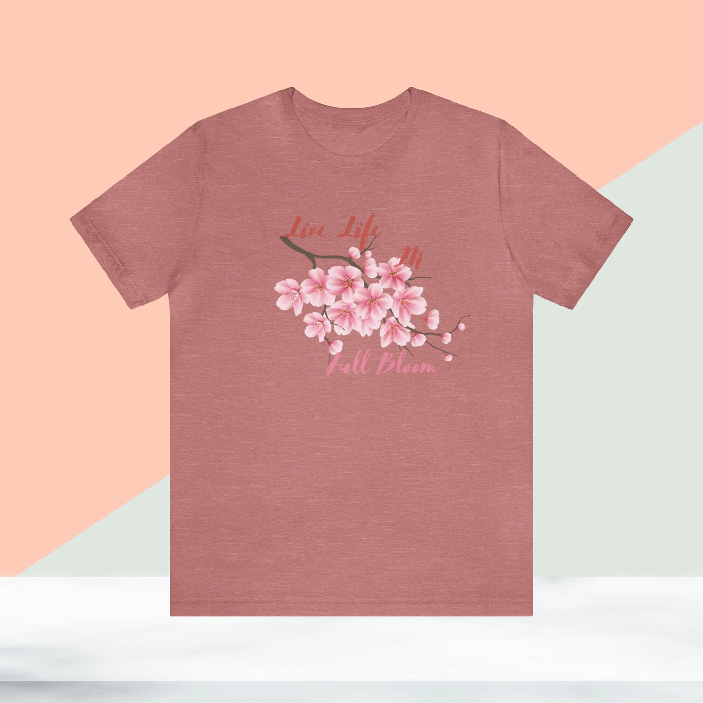 Spring Unisex T-shirt, Spring Flowers Trendy Shirt.