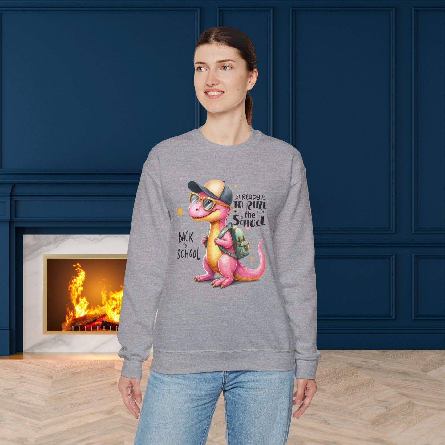 Back To school unisex heavy blend crewneck sweatshirt, We Love Teachers Sweatshirt,Teacher Back To school Sweatshirt. First Day Vibes Sweatshirt.