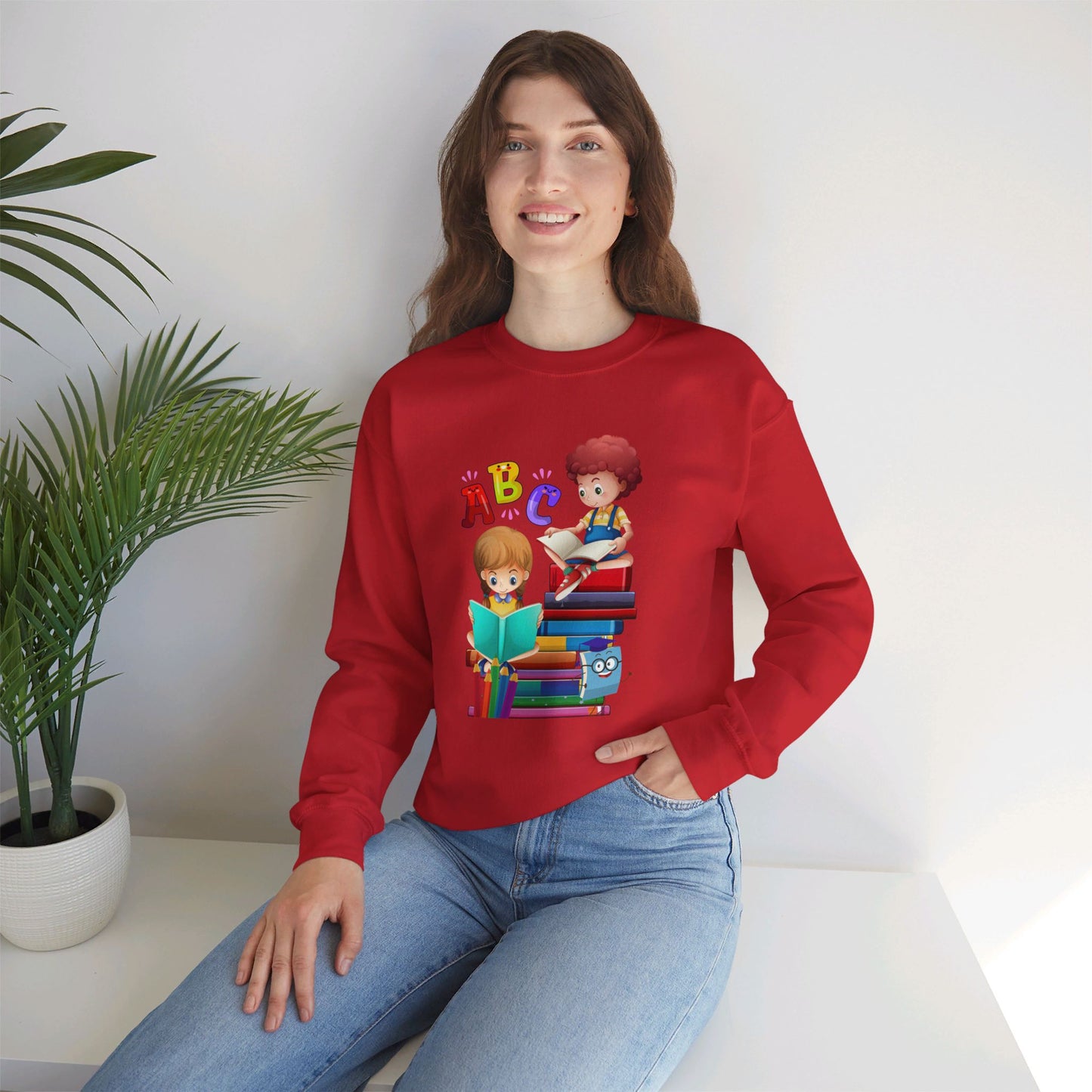 We Love Teachers Sweatshirt, Back To school unisex heavy blend crewneck sweatshirt, Teacher Back To school Sweatshirt. First Day Vibes Sweatshirt.