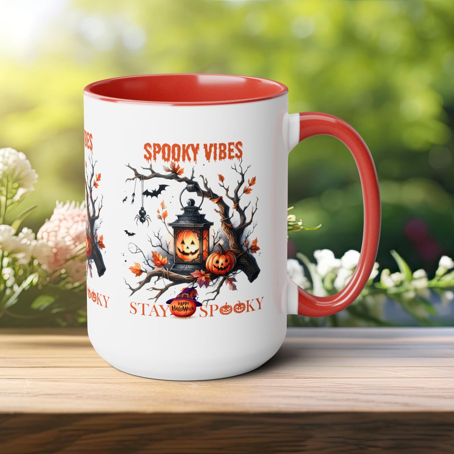 Spooky Vibes Halloween Coffee Mug, Stay Spooky Halloween Coffee Mug, Trick or Treat Halloween Coffee Mug, Cute Skeleton Coffee Mug, Spooky Season Halloween Coffee Mug.