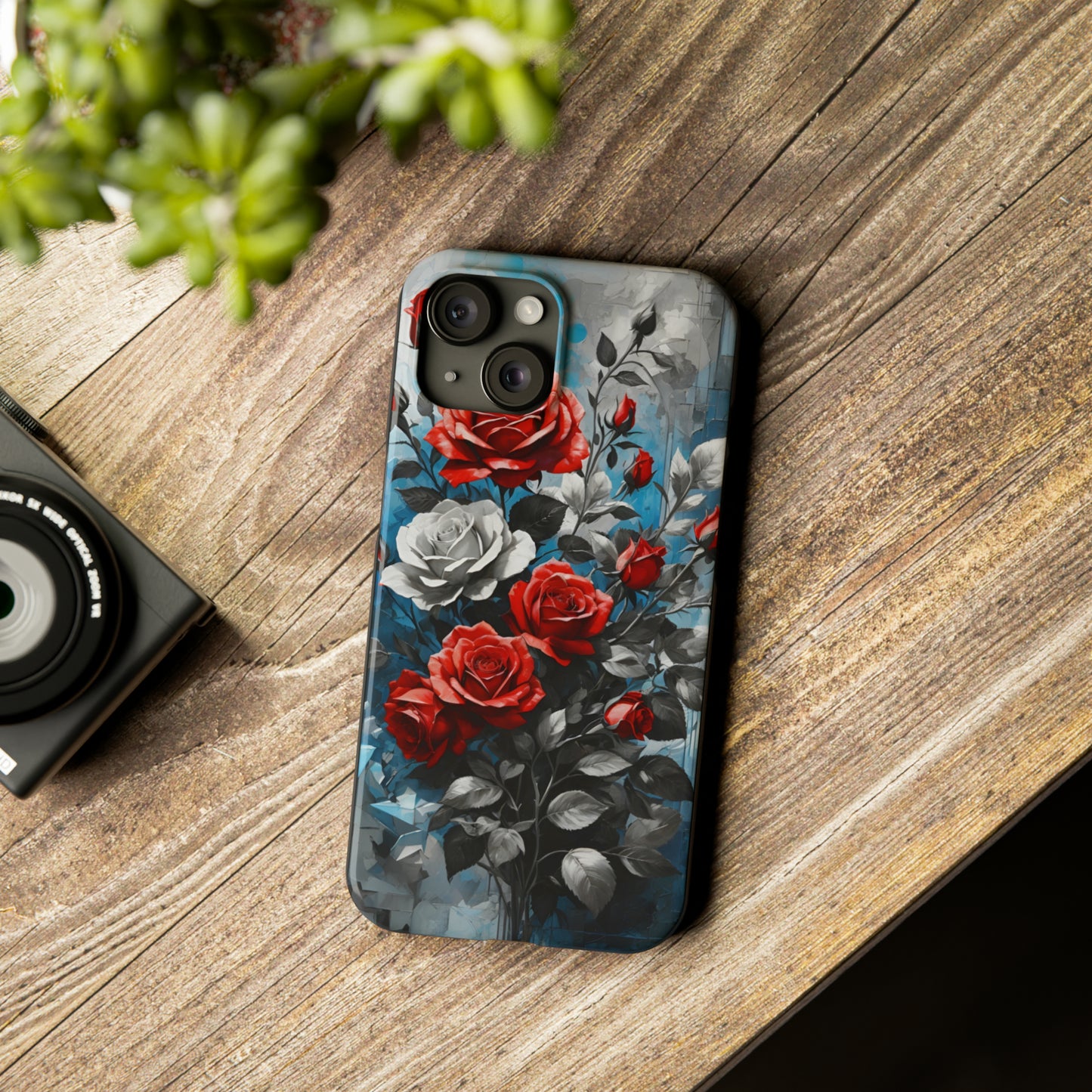 Vintage Floral painting iPhone 15 Phone Cases.
