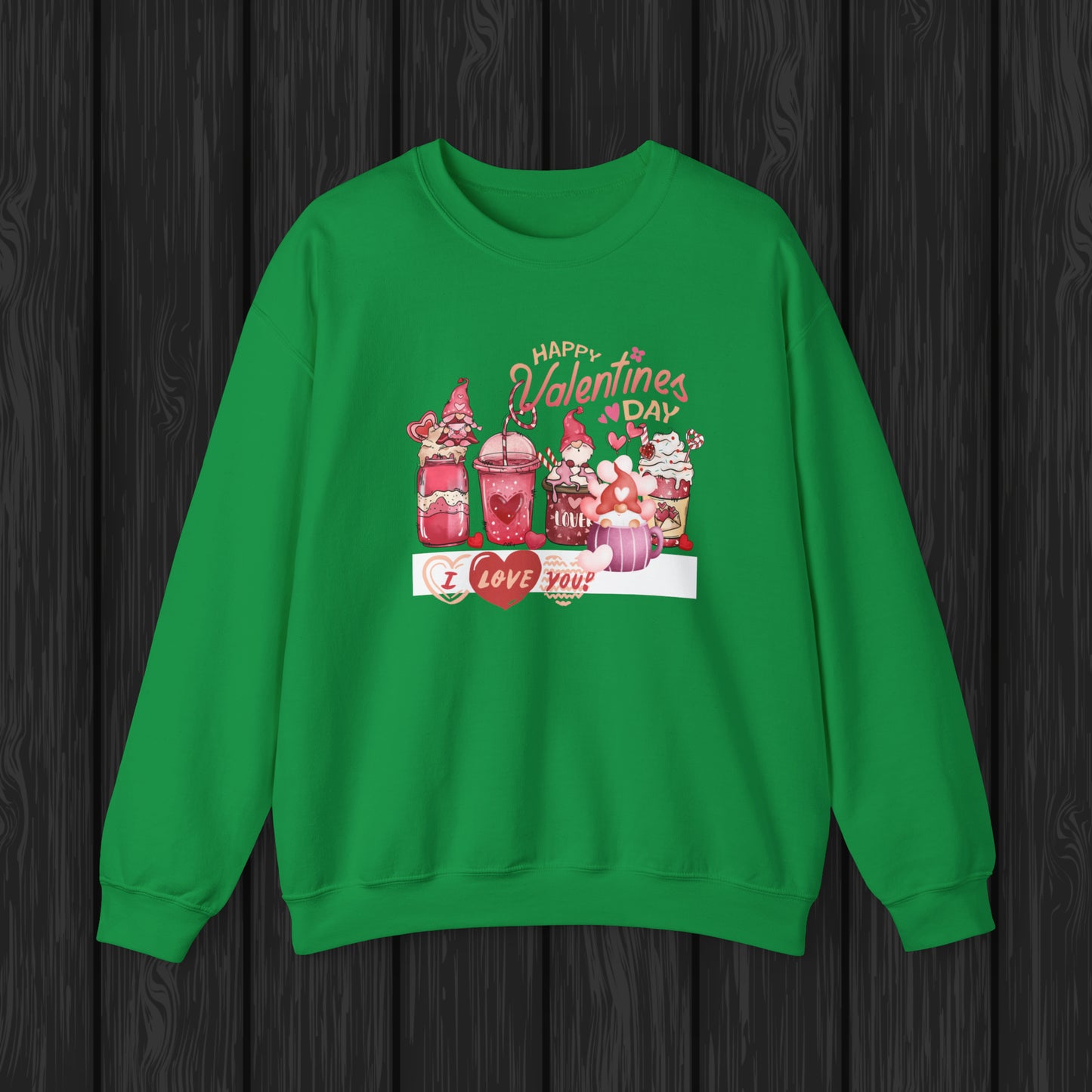 Happy valentines day Unisex Heavy Blend™ Crewneck Sweatshirt