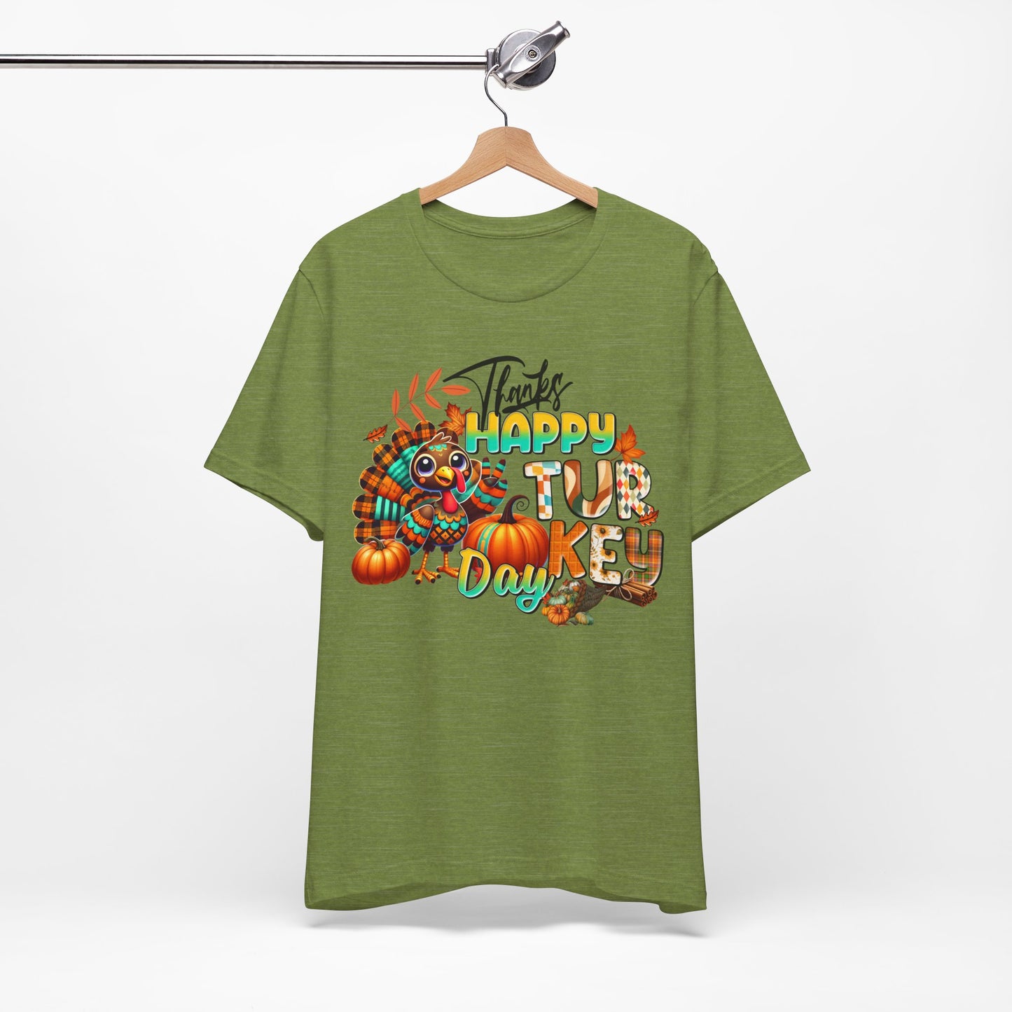 Happy Thanksgiving T-shirt, Happy thanksgiving 2024 T-shirt, Thanksgiving Gift,Turkey Shirt, Family Thanksgiving, Holiday Outfit.