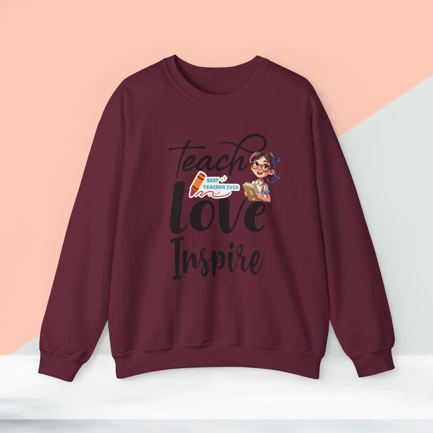 We Love Teachers Sweatshirt, Back To school unisex heavy blend crewneck sweatshirt, Teacher Back To school Sweatshirt. First Day Vibes Sweatshirt.