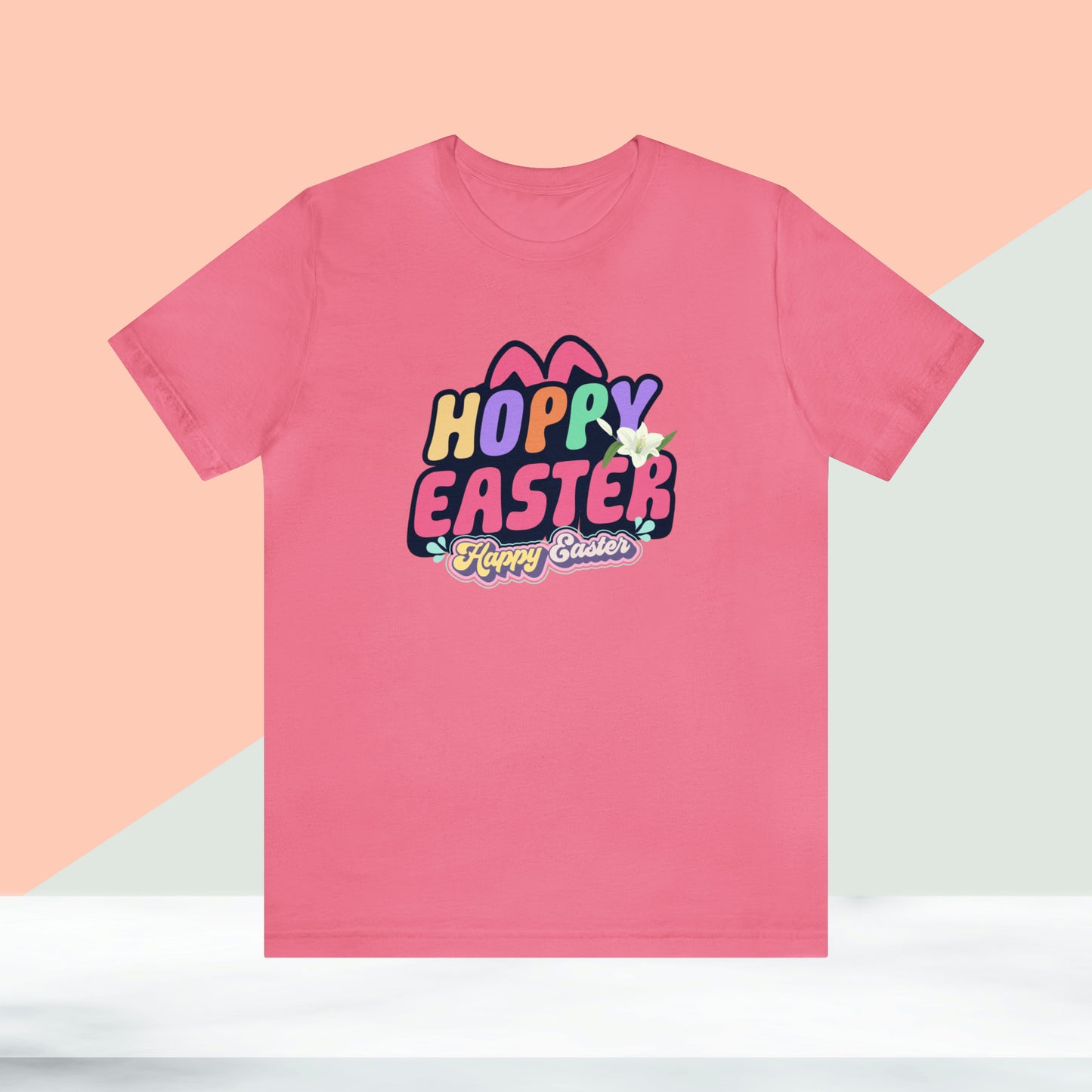 Happy Easter Unisex Jersey Short Sleeve Tee