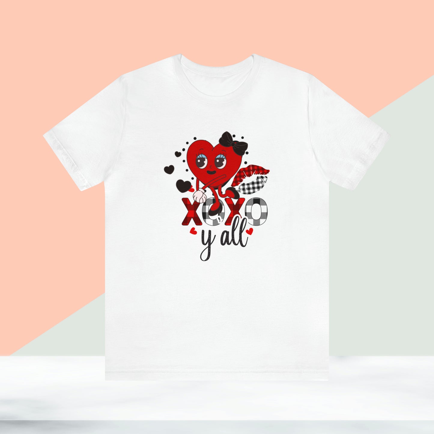 Happy valentines day Unisex Jersey Short Sleeve Tee