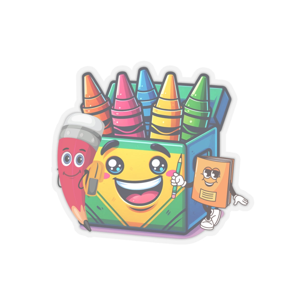 Back To School Kiss-Cut Stickers, First Grade Squad Kiss-Cut Stickers, Gift for First graders, Ready for School, Back to Learning.