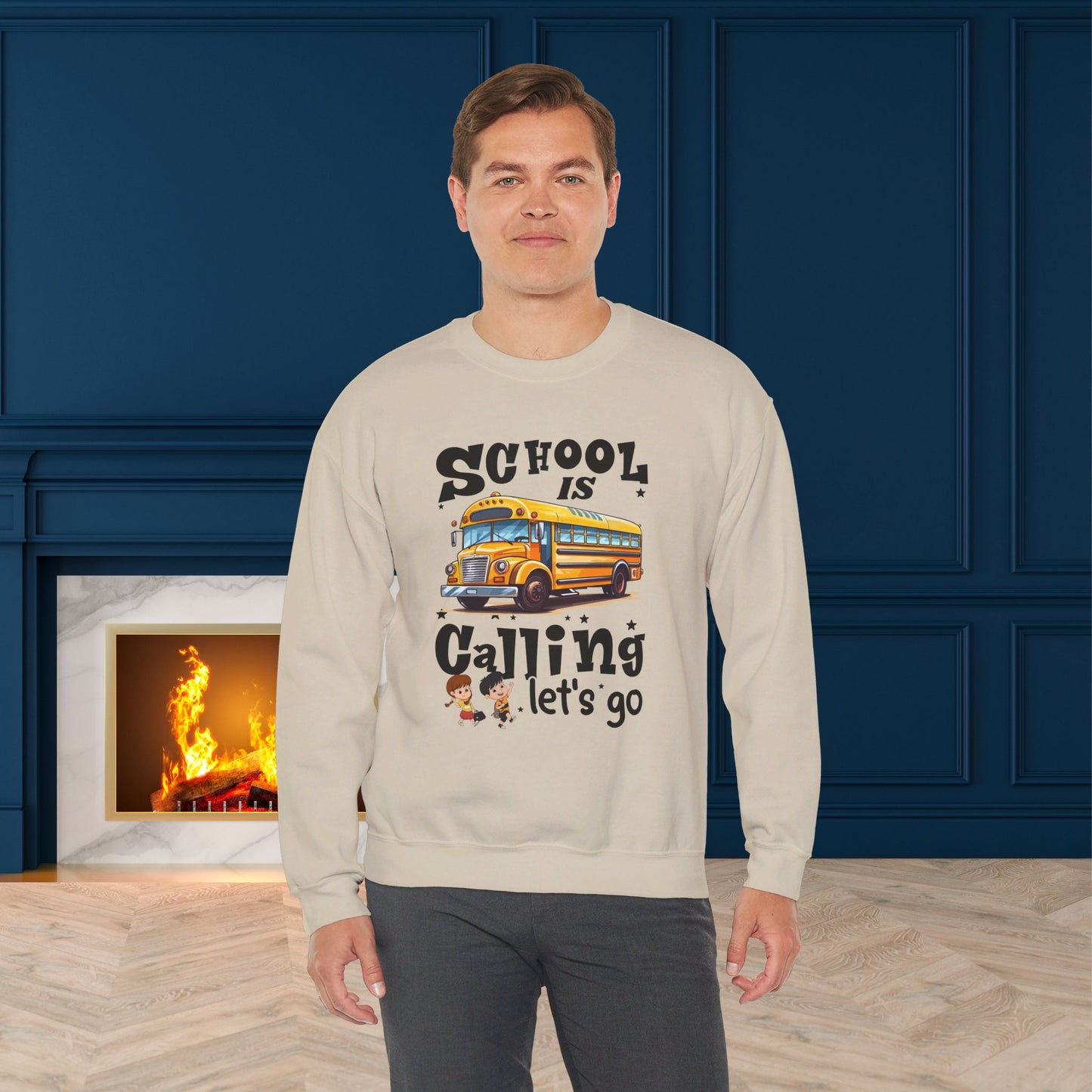 Back To school unisex heavy blend crewneck sweatshirt, We Love Teachers Sweatshirt,Teacher Back To school Sweatshirt. First Day Vibes Sweatshirt.