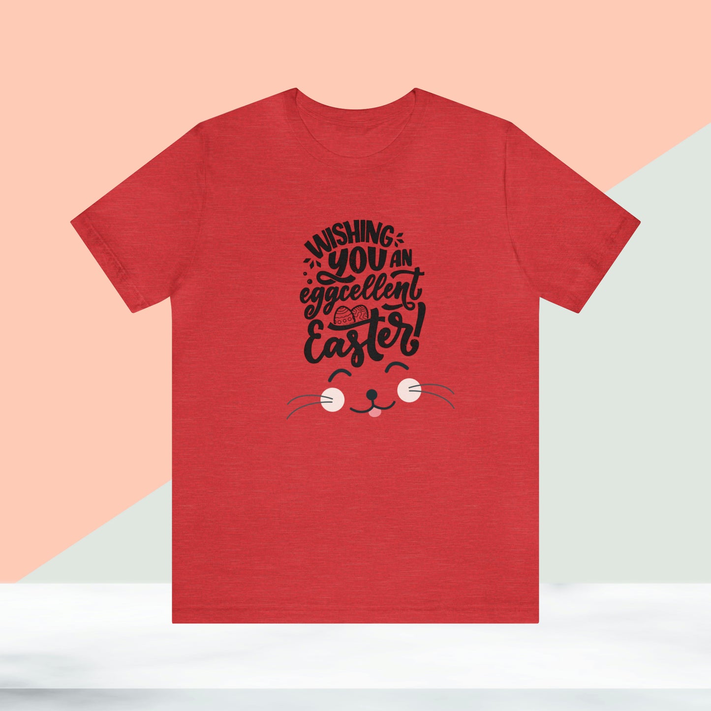 Happy Easter Unisex Jersey Short Sleeve Tee