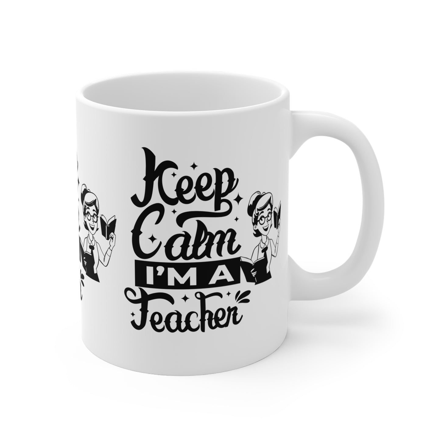 Keep Calm I Am A Teacher Mug, Back To School Mug.11oz. Ready To Rule The School Mug.11oz. Ready for School Mug.