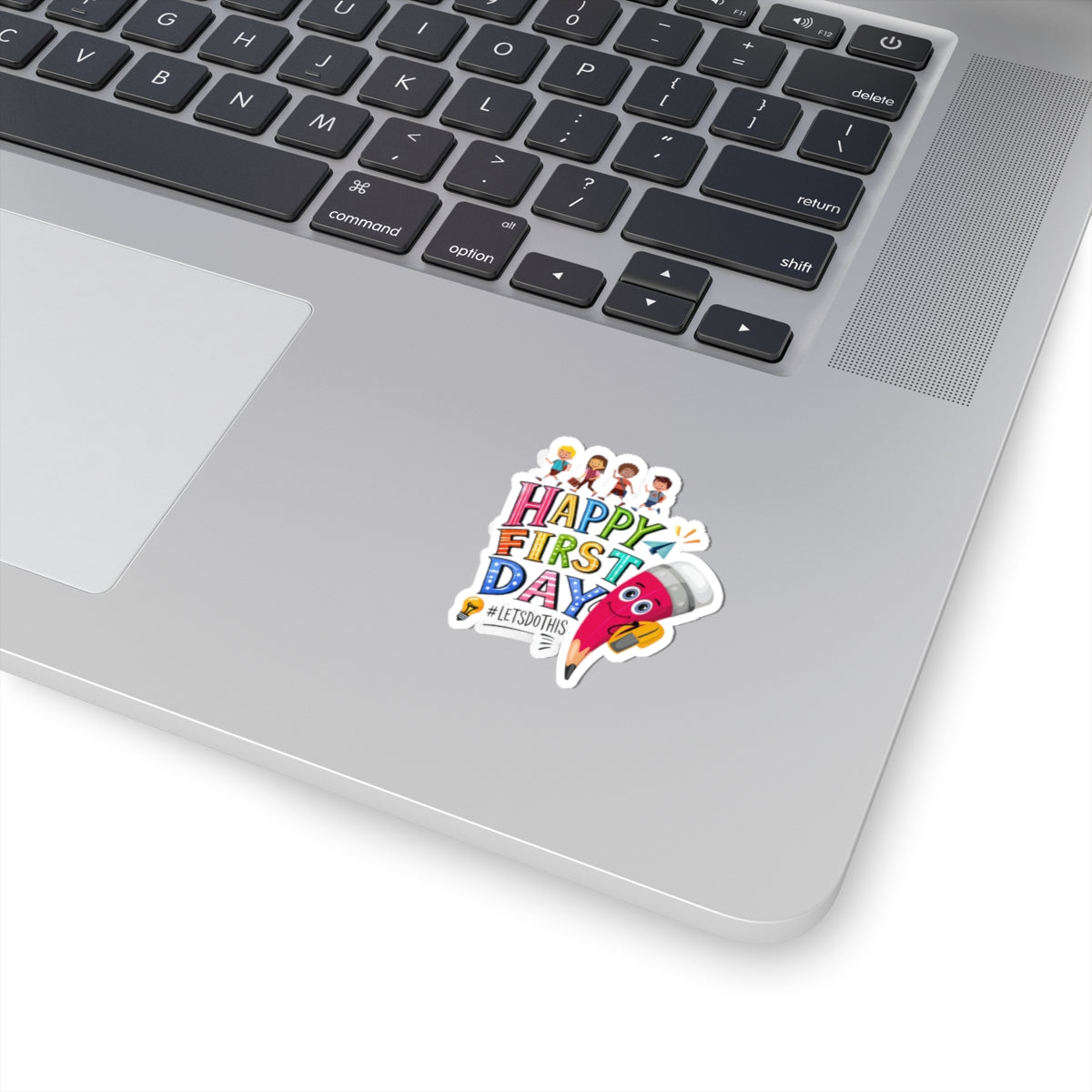 Happy First Day Back To School Kiss-Cut Stickers, First Grade Squad Kiss-Cut Stickers, Gift for First graders, Ready for School, Back to Learning.