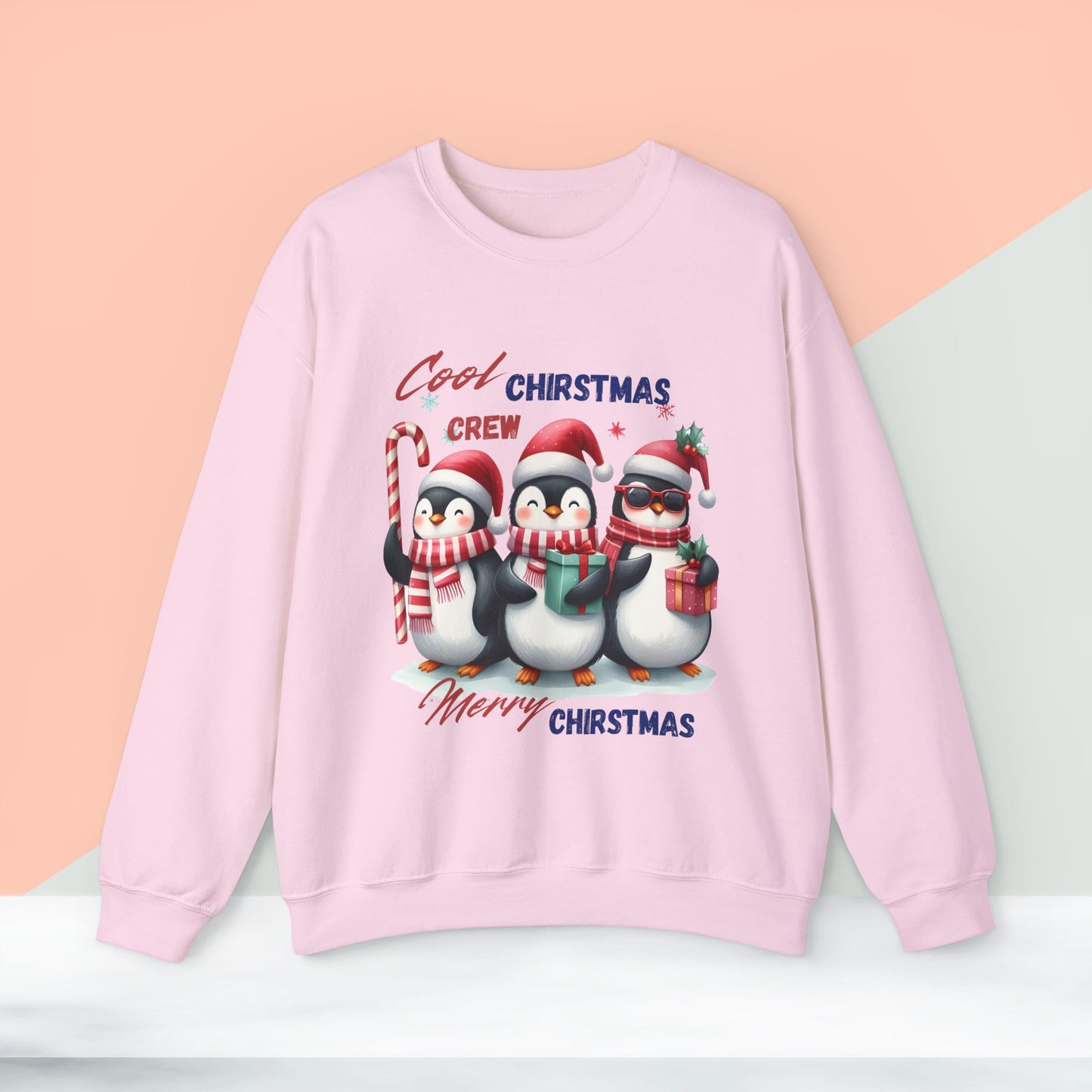 Cool Christmas Crew Christmas Sweatshirt - Unisex Heavy Blend, Merry Christmas, Festive, Christmas Gift, Crewneck, merry Christmas Sweatshirt, Christmas Sweatshirt Christmas Gift, Festive Sweatshirt.