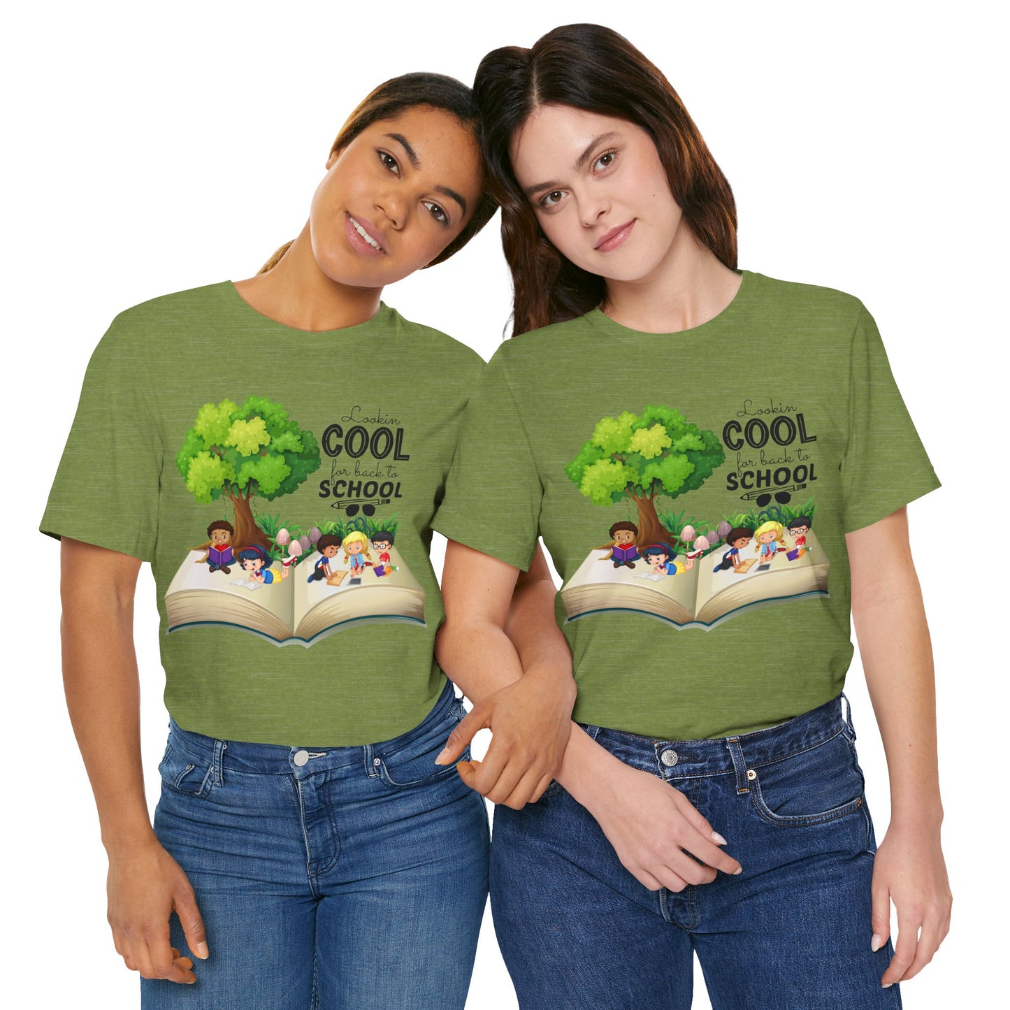 Looking Cool For BackTo School T-Shirt, Hello Teacher T-Shirt, Back To School T-Shirt, Teach Love Inspire Teacher Shirt, Teacher Back To school unisex jersey short sleeve.First Day Vibes T-Shirt.