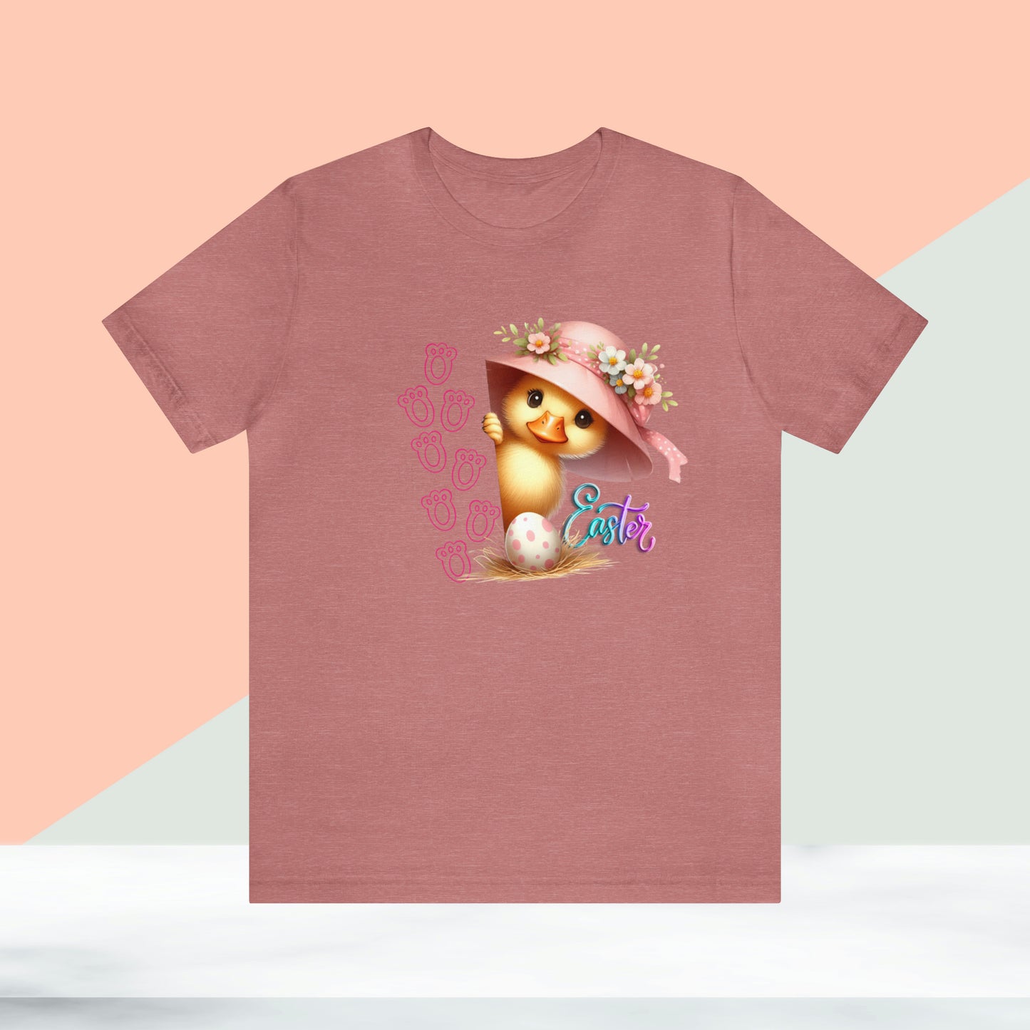 Happy Easter Unisex Jersey Short Sleeve Tee
