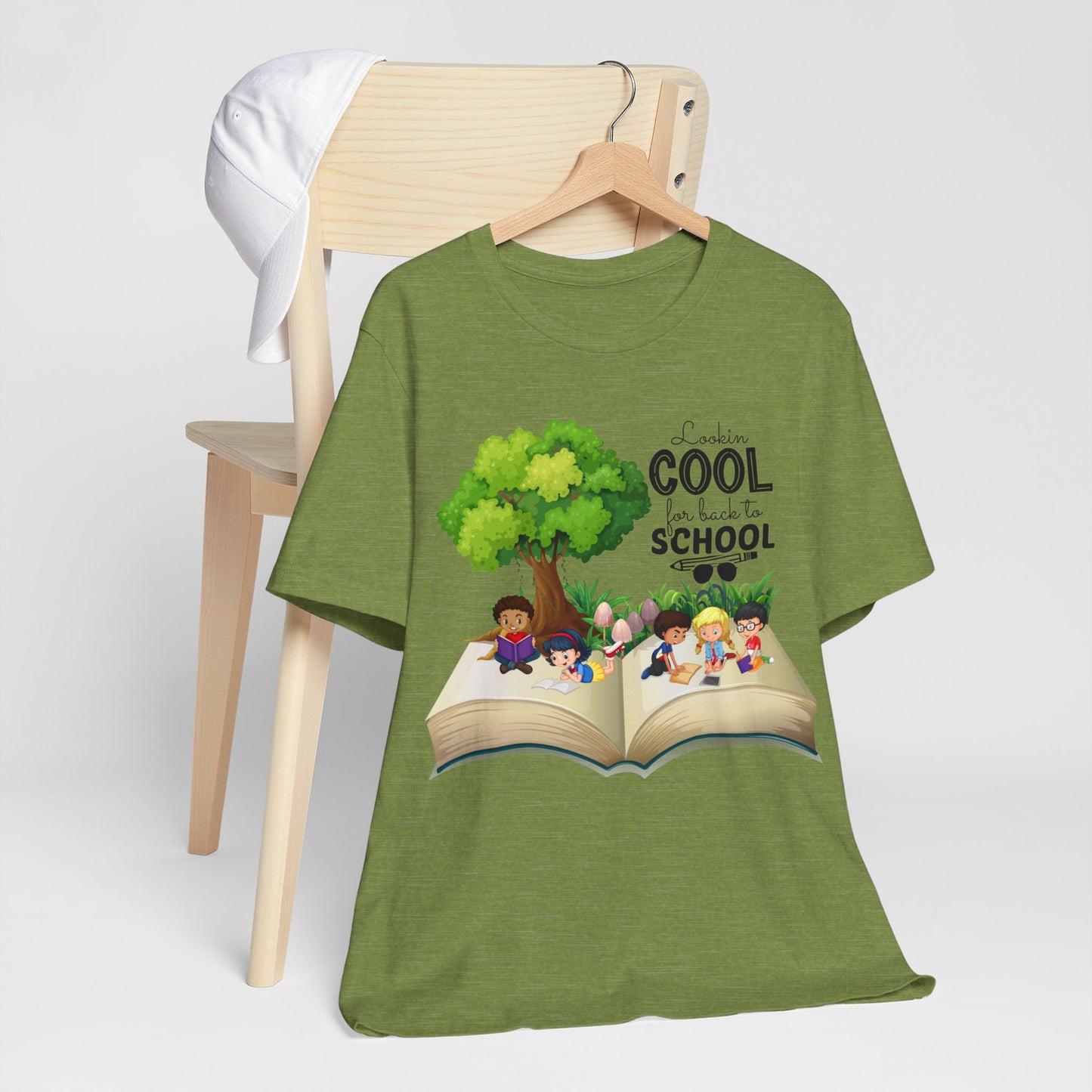 Looking Cool For BackTo School T-Shirt, Hello Teacher T-Shirt, Back To School T-Shirt, Teach Love Inspire Teacher Shirt, Teacher Back To school unisex jersey short sleeve.First Day Vibes T-Shirt.
