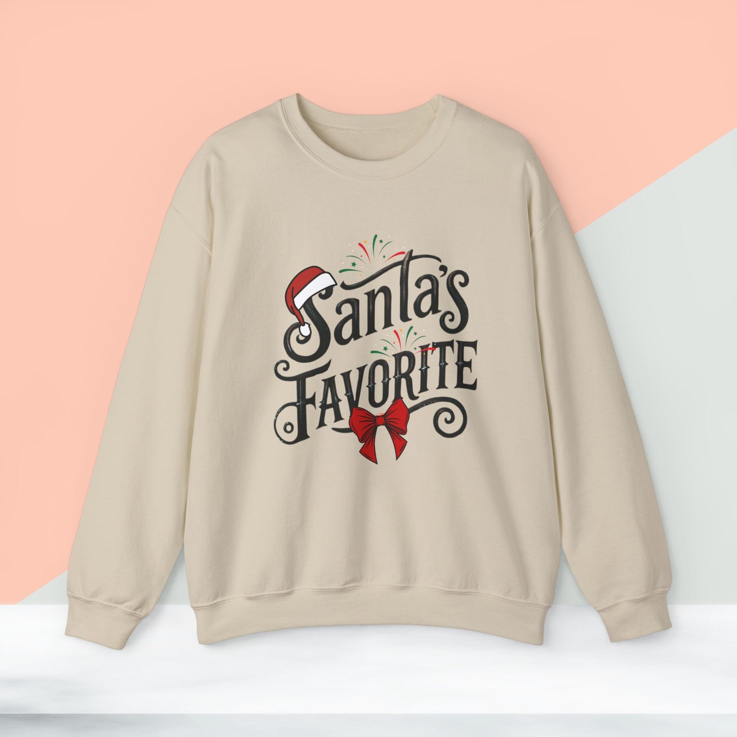Santa's Favarite Christmas Sweatshirt - Unisex Heavy Blend, Merry Christmas, Festive, Christmas Gift, Crewneck, merry Christmas Sweatshirt, Christmas Sweatshirt Christmas Gift, Festive Sweatshirt.