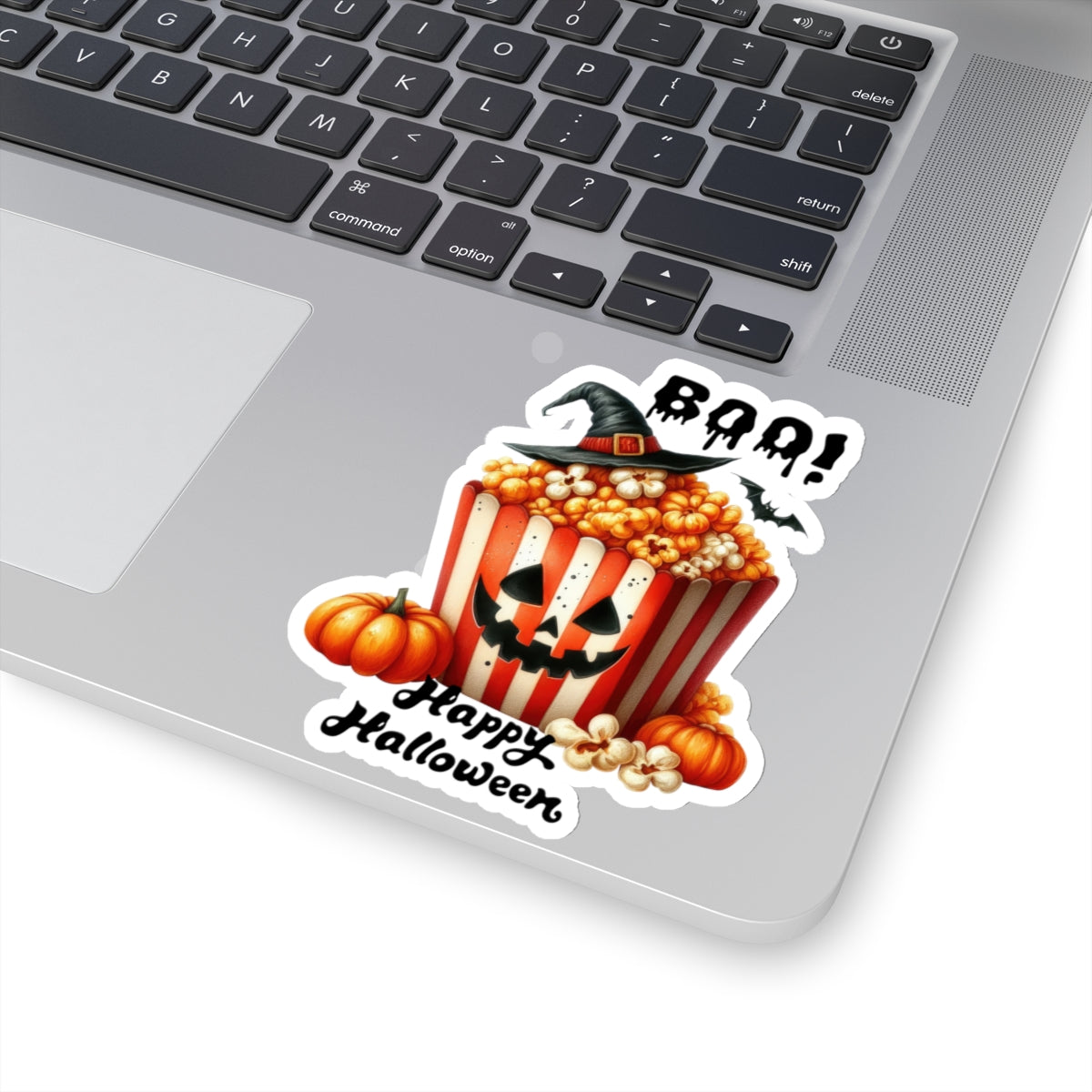 Boo Happy Halloween Kiss-Cut Stickers, Happy Halloween Kiss-Cut Stickers, Spooky Season Kiss-Cut Stickers, Trick Or Treat Halloween Kiss-Cut Stickers.
