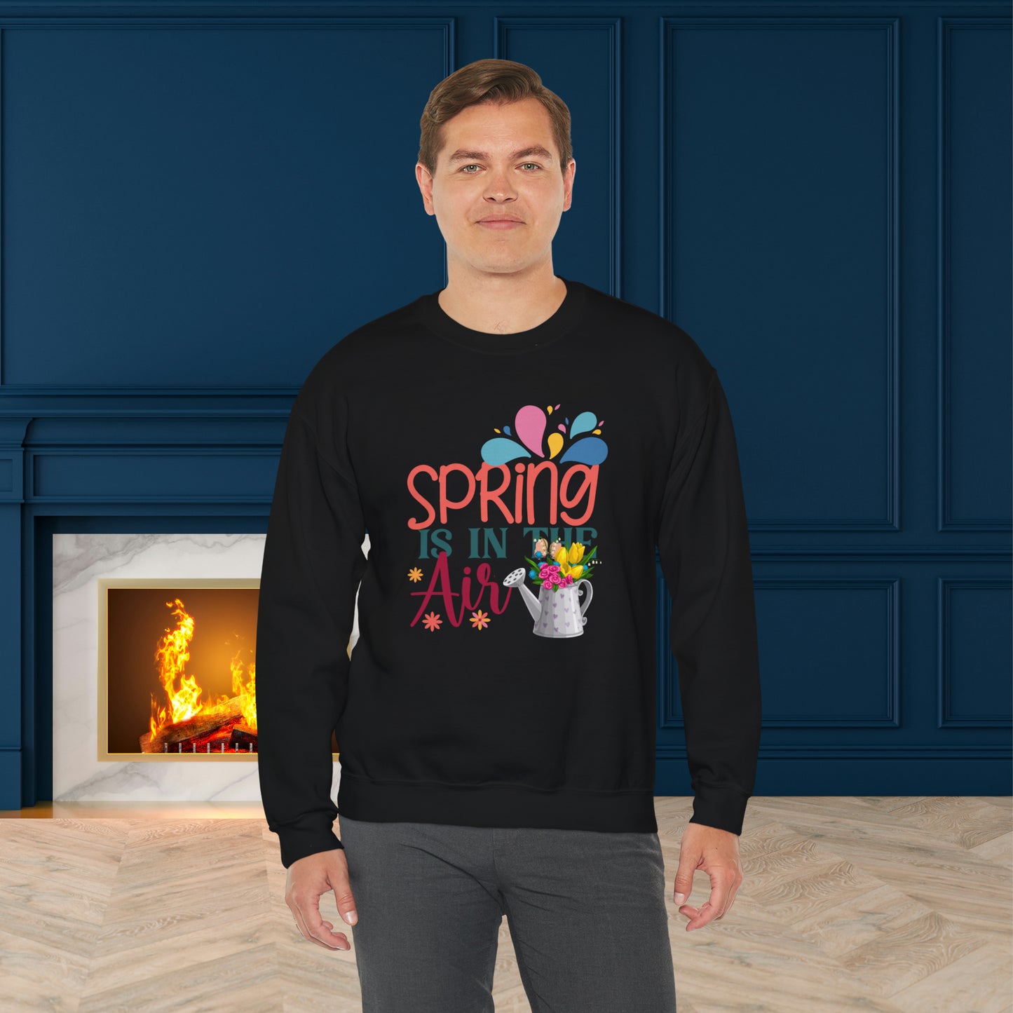 Spring The Is In The Air Unisex Crewneck Sweatshirt