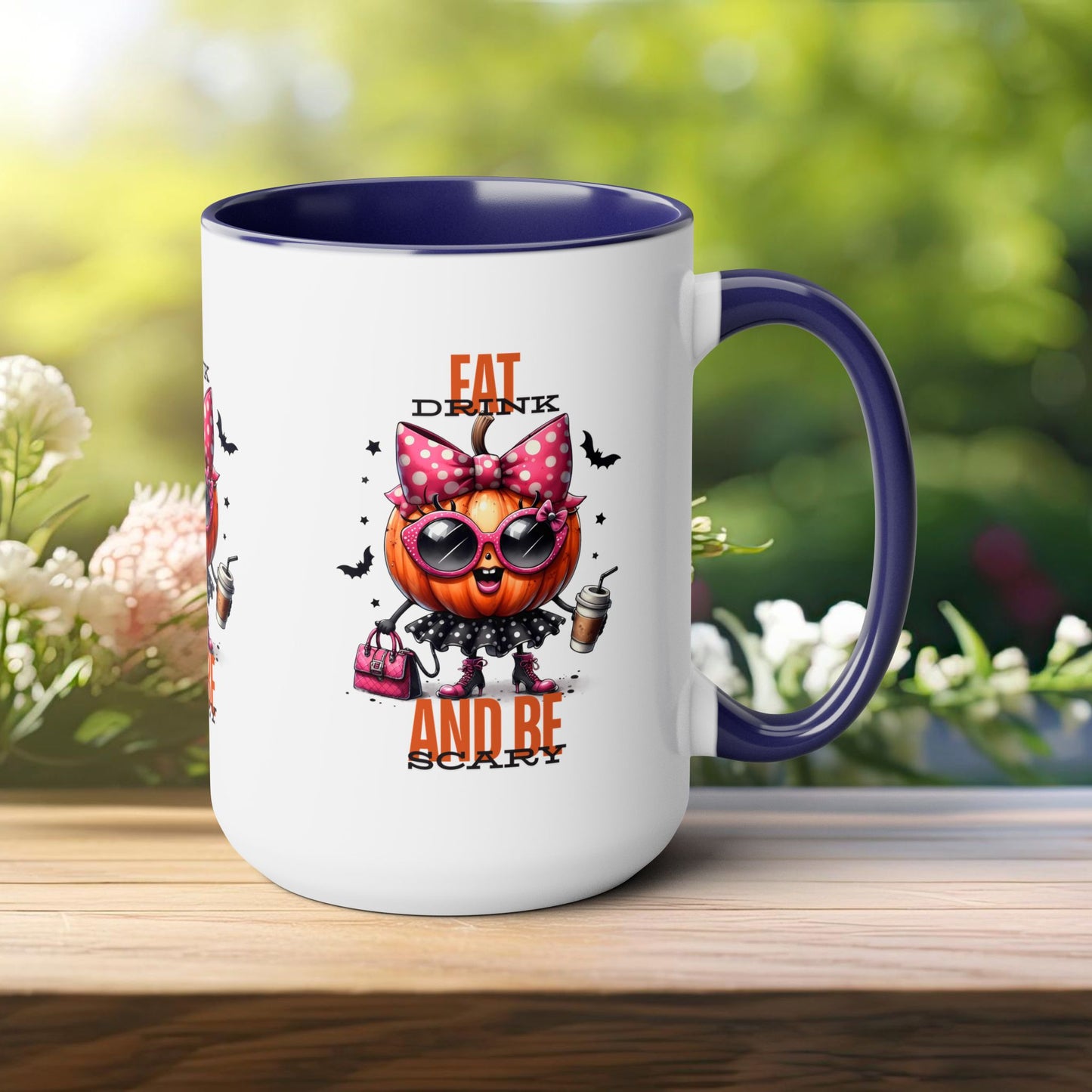Eat Drink And Be Scary Halloween Coffee Mug, Let's Go Halloween Coffee Mug, Trick or Treat Halloween Coffee Mug, Cute Skeleton Coffee Mug, Spooky Season Halloween Coffee Mug.
