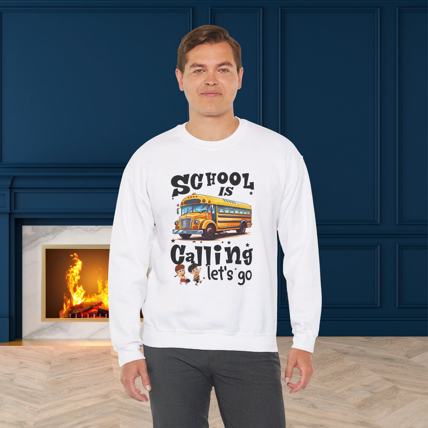 Back To school unisex heavy blend crewneck sweatshirt, We Love Teachers Sweatshirt,Teacher Back To school Sweatshirt. First Day Vibes Sweatshirt.