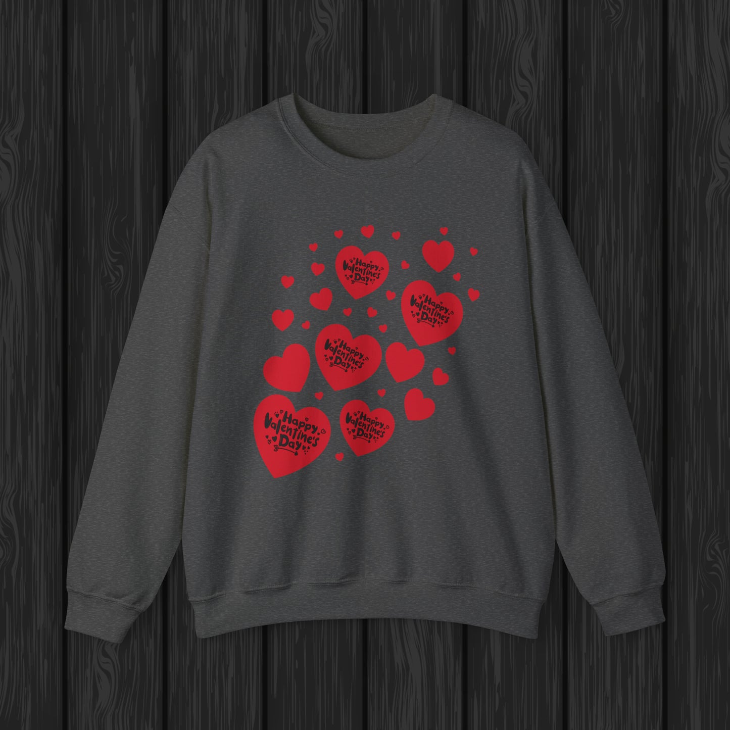 Happy valentines day Unisex Heavy Blend™ Crewneck Sweatshirt